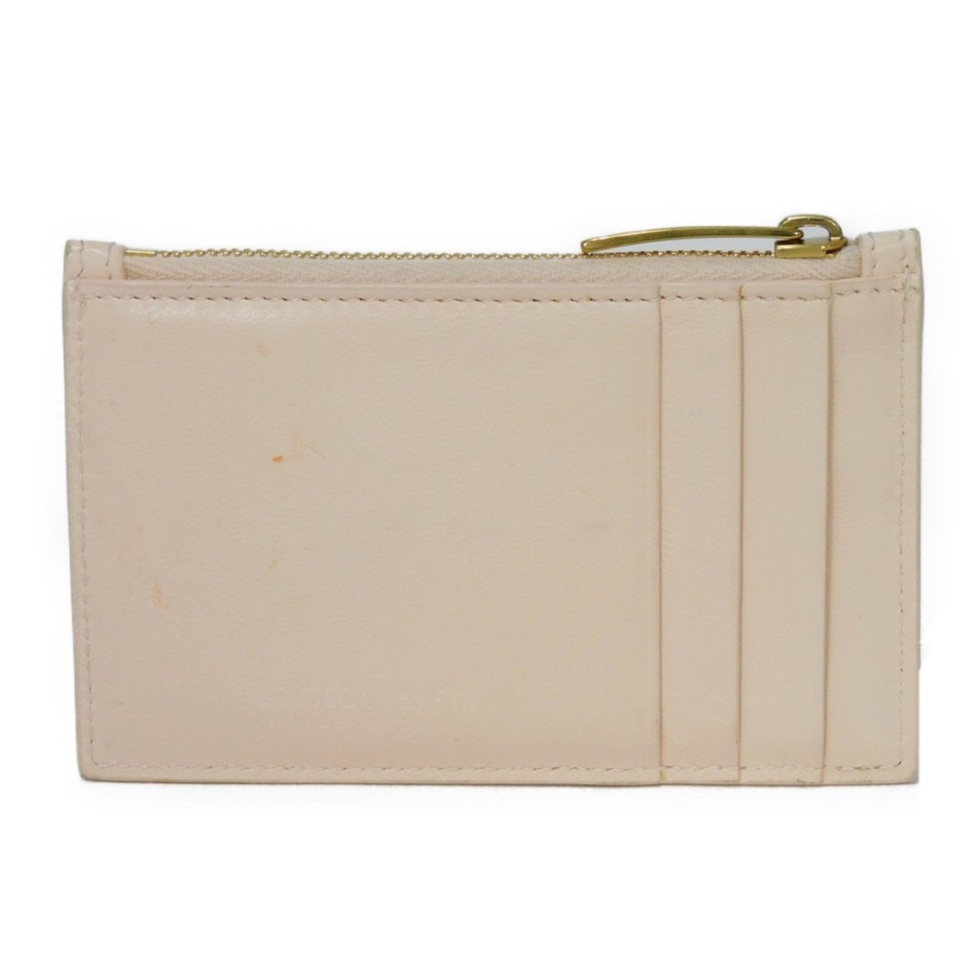 Bottega Veneta Pink Leather Coin Purse/Coin Case (Pre-Owned)