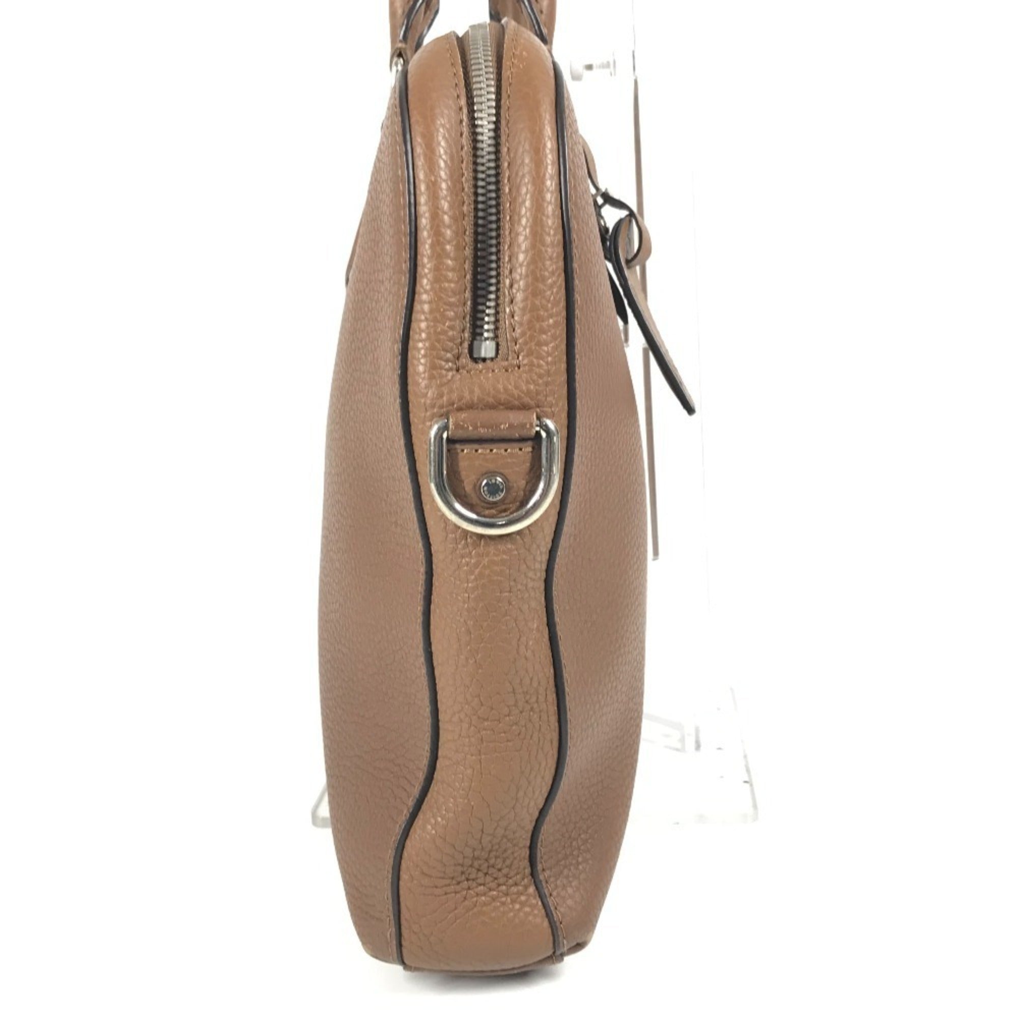 Louis Vuitton Brown Leather Briefcase Handbag Tote Bag (Pre-Owned)