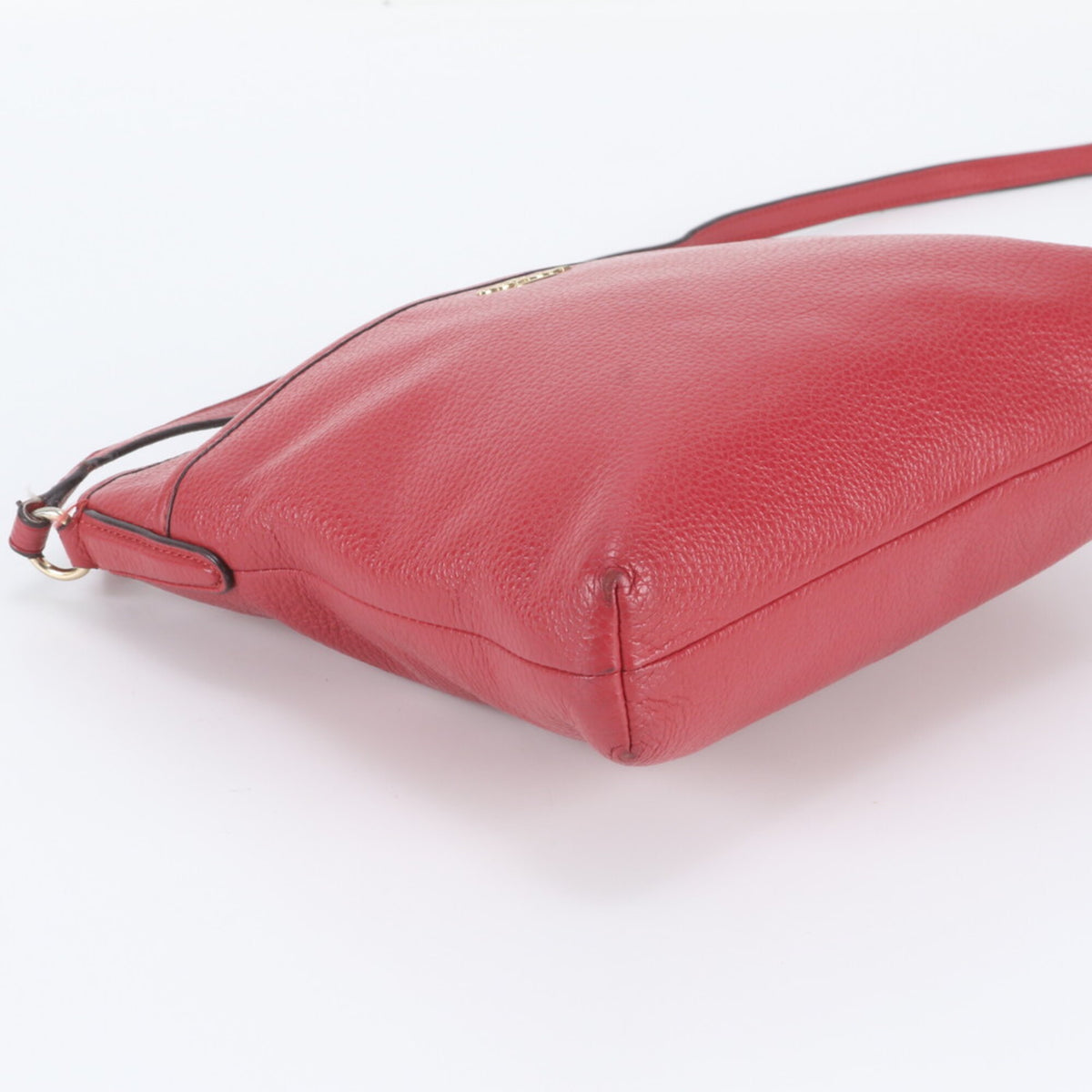 Coach Red Color Leather Crossbody Bag Handbag Shoulder Bag Tote Bag (Pre-Owned)