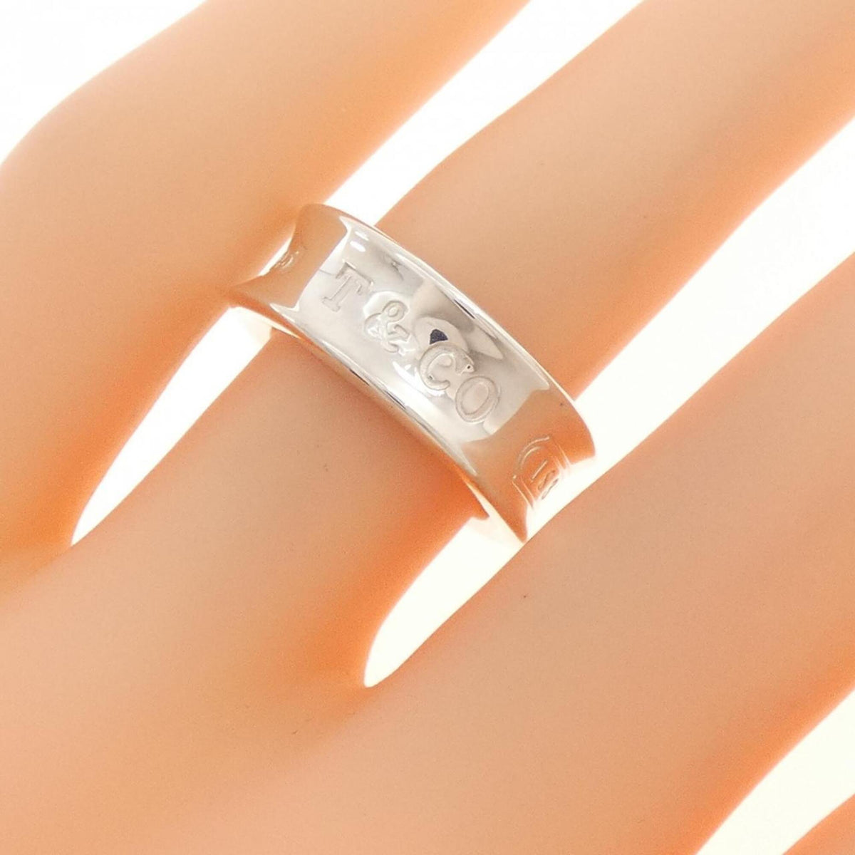 Tiffany 1837 Silver 925 Band Ring (Pre-Owned)