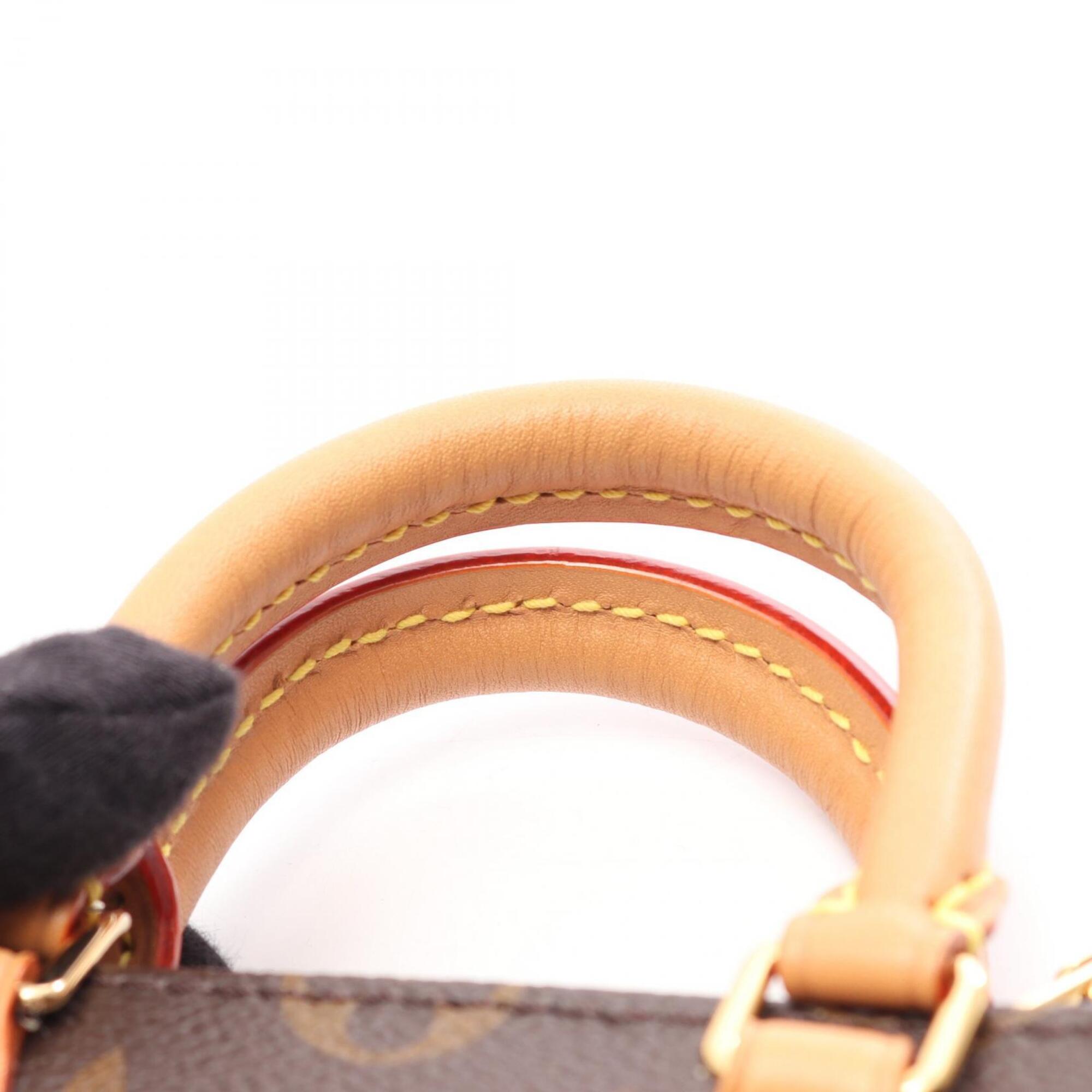Louis Vuitton Brown Coated Canvas Leather Handbag (Pre-Owned)