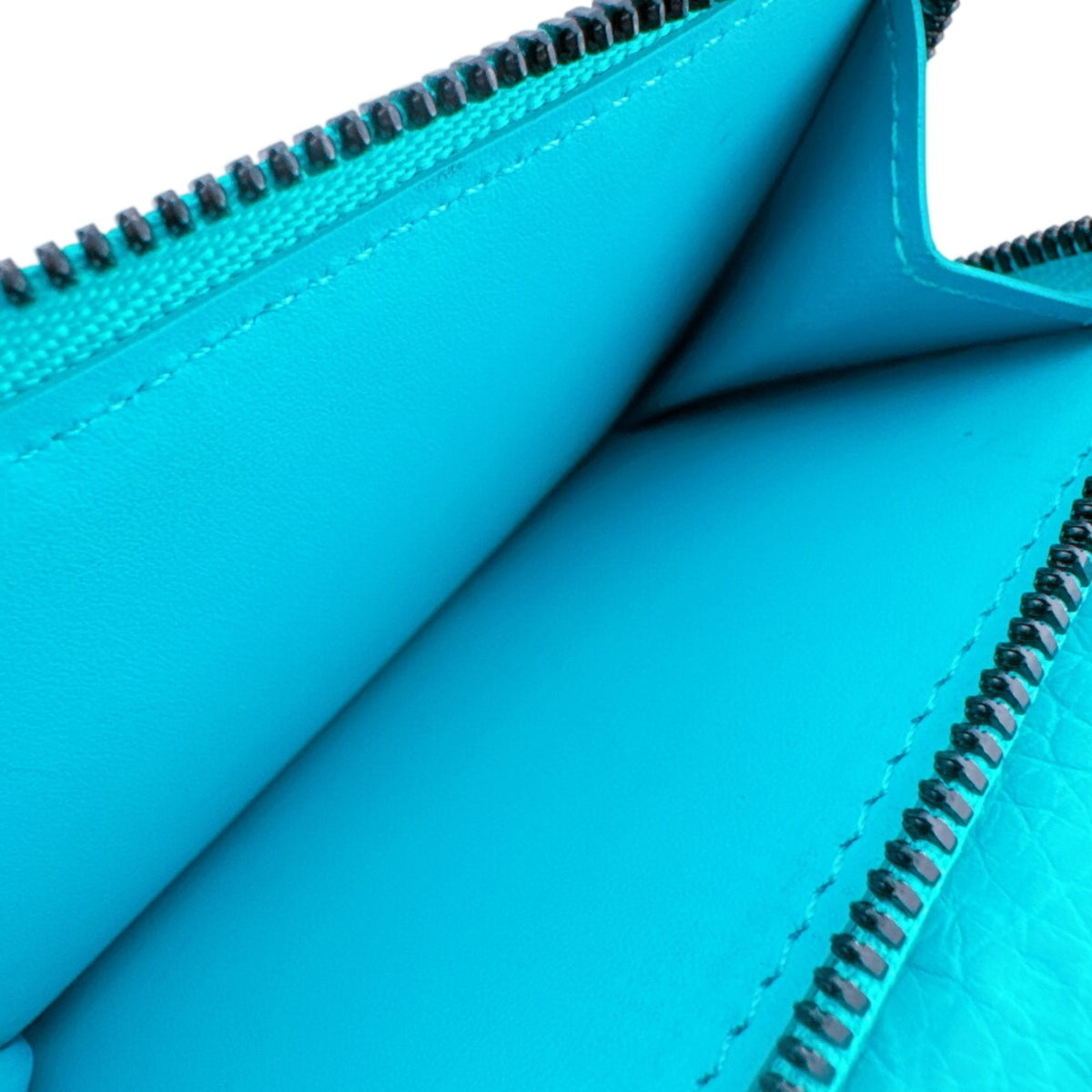 Louis Vuitton Blue Leather Wallet (Tri-Fold) (Pre-Owned)