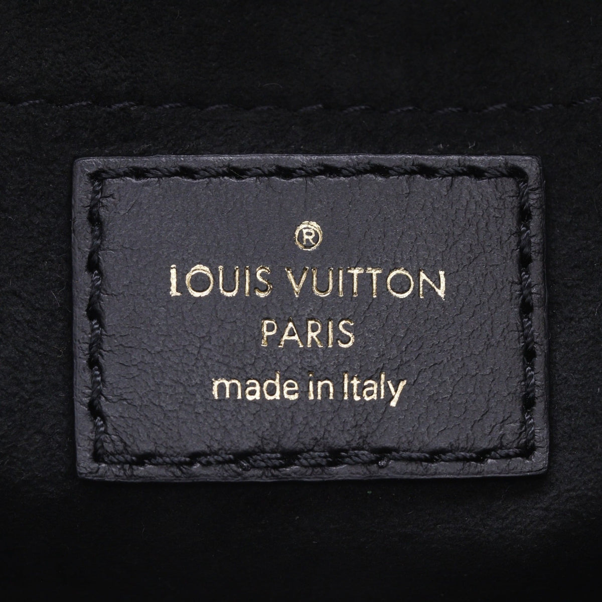 Louis Vuitton Black Noir Raffia Leather Handbag (Pre-Owned)
