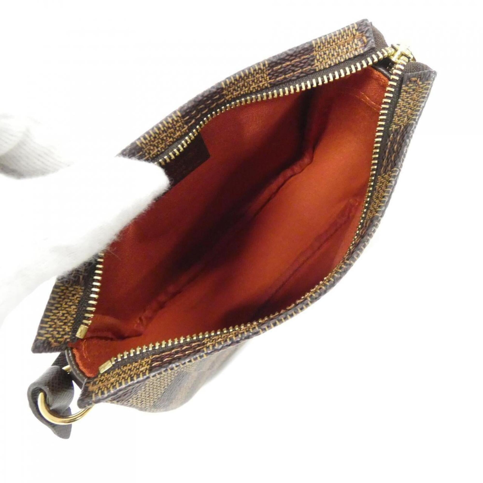 Louis Vuitton Brown Coated Canvas Pouch (Pre-Owned)