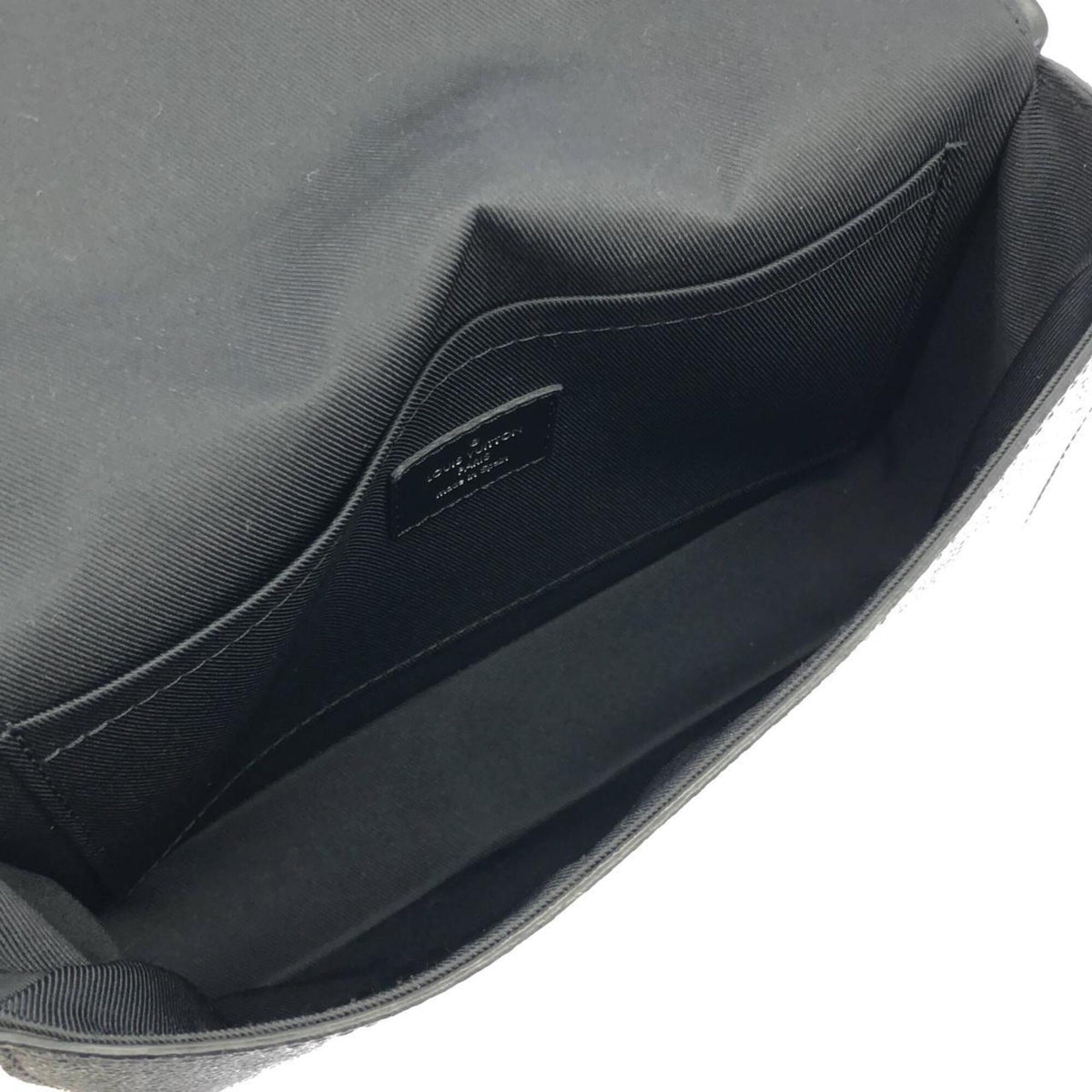 Louis Vuitton Graphite Coated Canvas Shoulder Bag (Pre-Owned)