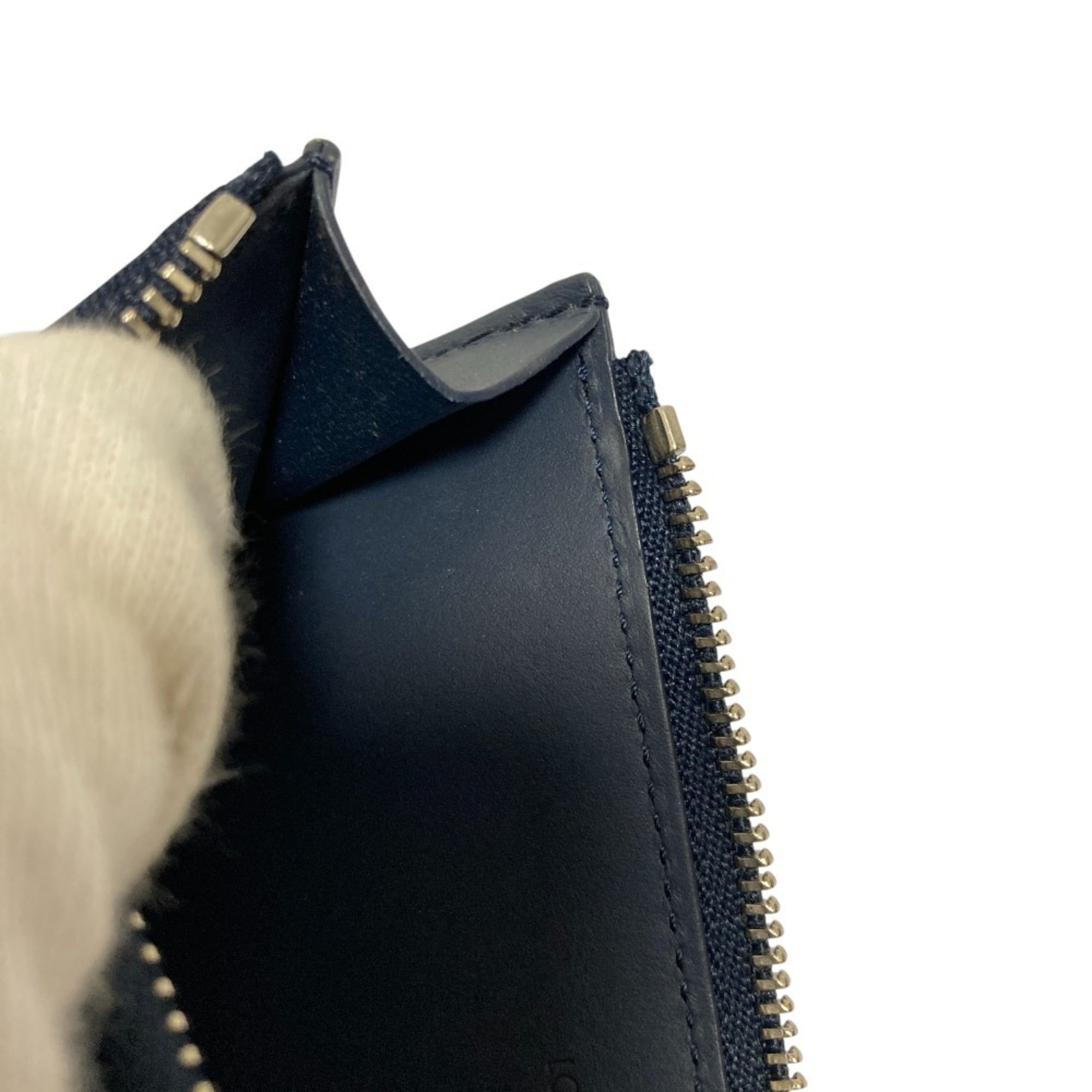 Louis Vuitton Navy Coin Purse/Coin Case (Pre-Owned)
