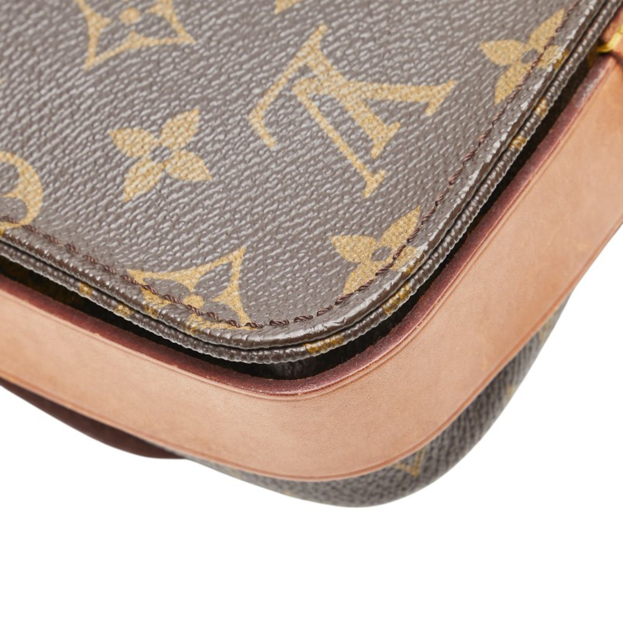 Louis Vuitton Monogram Brown Pvc Leather Shoulder Bag (Pre-Owned)