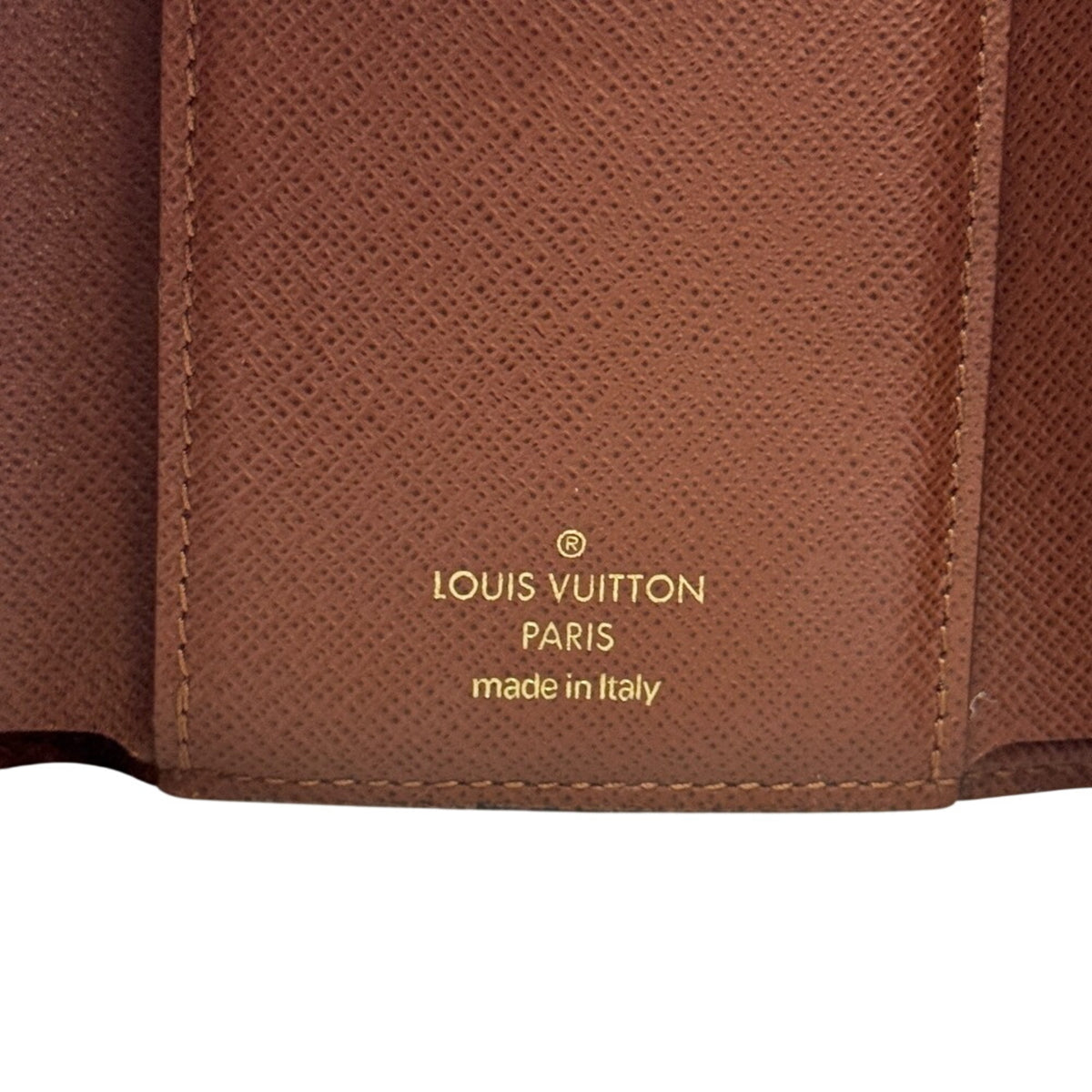 Louis Vuitton Monogram Brown Monogram Wallet (Tri-Fold) (Pre-Owned)