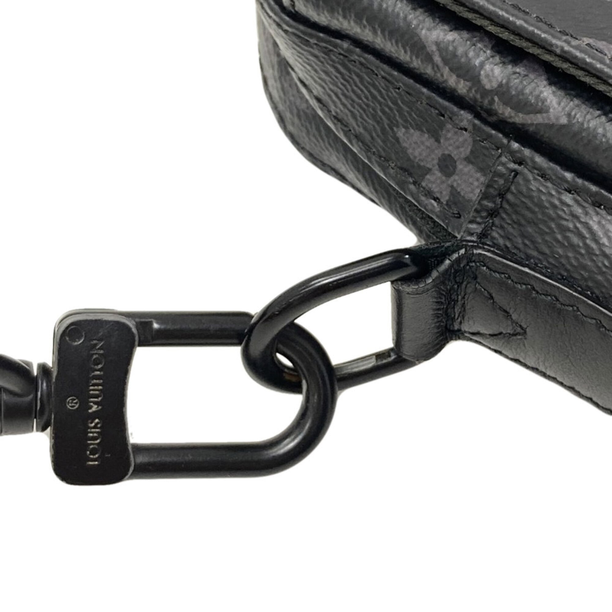 Louis Vuitton Black Monogram Eclipse Shoulder Bag (Pre-Owned)