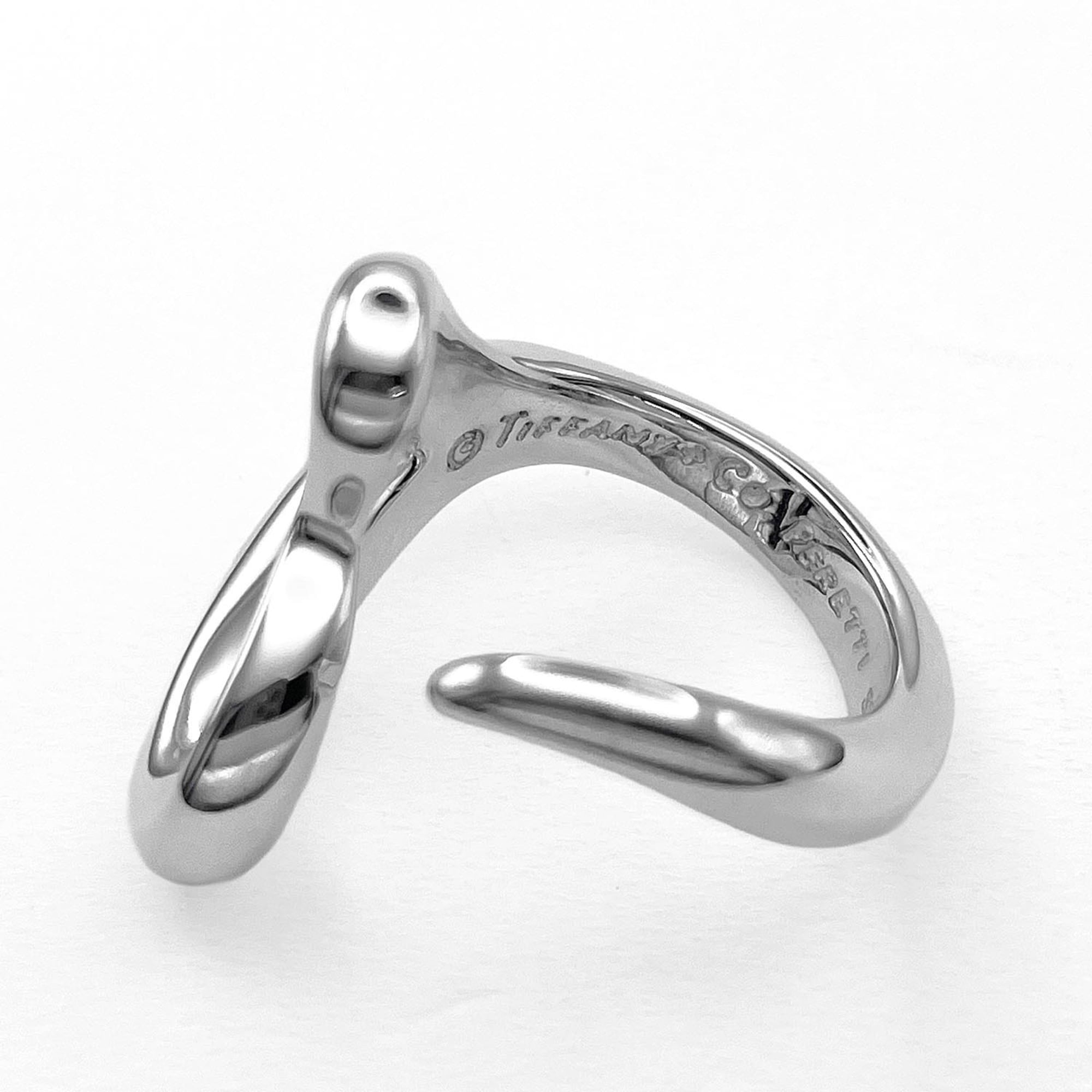 Tiffany Silver Silver 925 Band Ring (Pre-Owned)