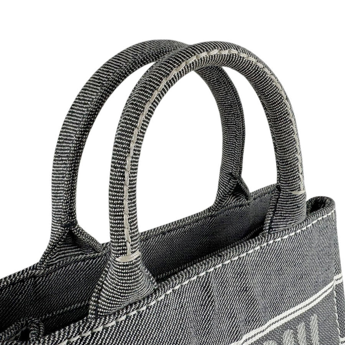 Miu Miu Black Canvas Handbag Shoulder Bag (Pre-Owned)