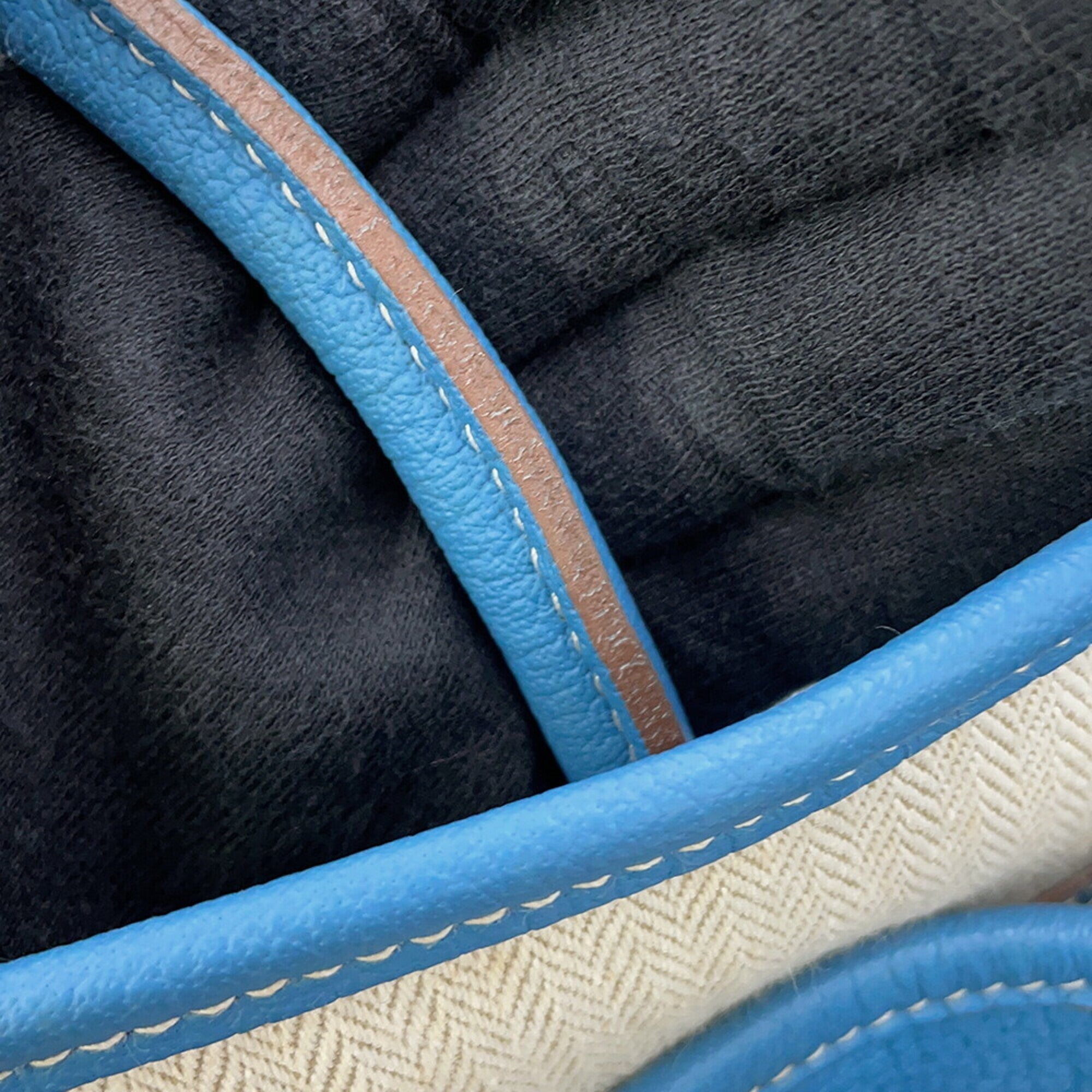 Hermes Azur Negonda Leather Handbag Tote Bag (Pre-Owned)