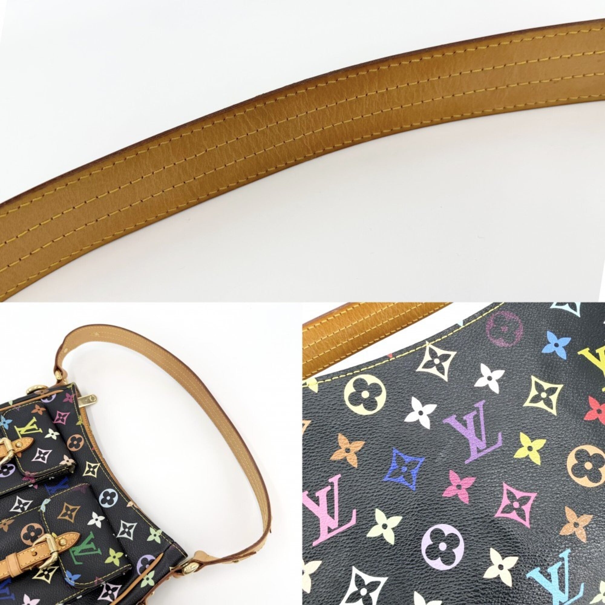 Louis Vuitton Multi-Color Noir Monogram Multicolore Shoulder Bag (Pre-Owned)