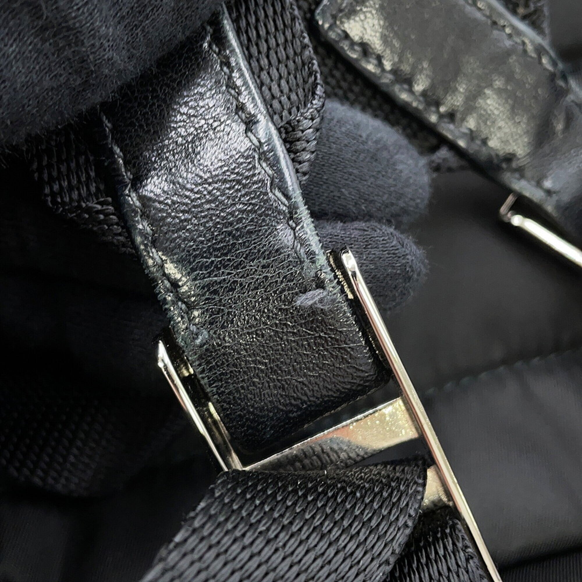 Prada Black Nylon Backpack (Pre-Owned)