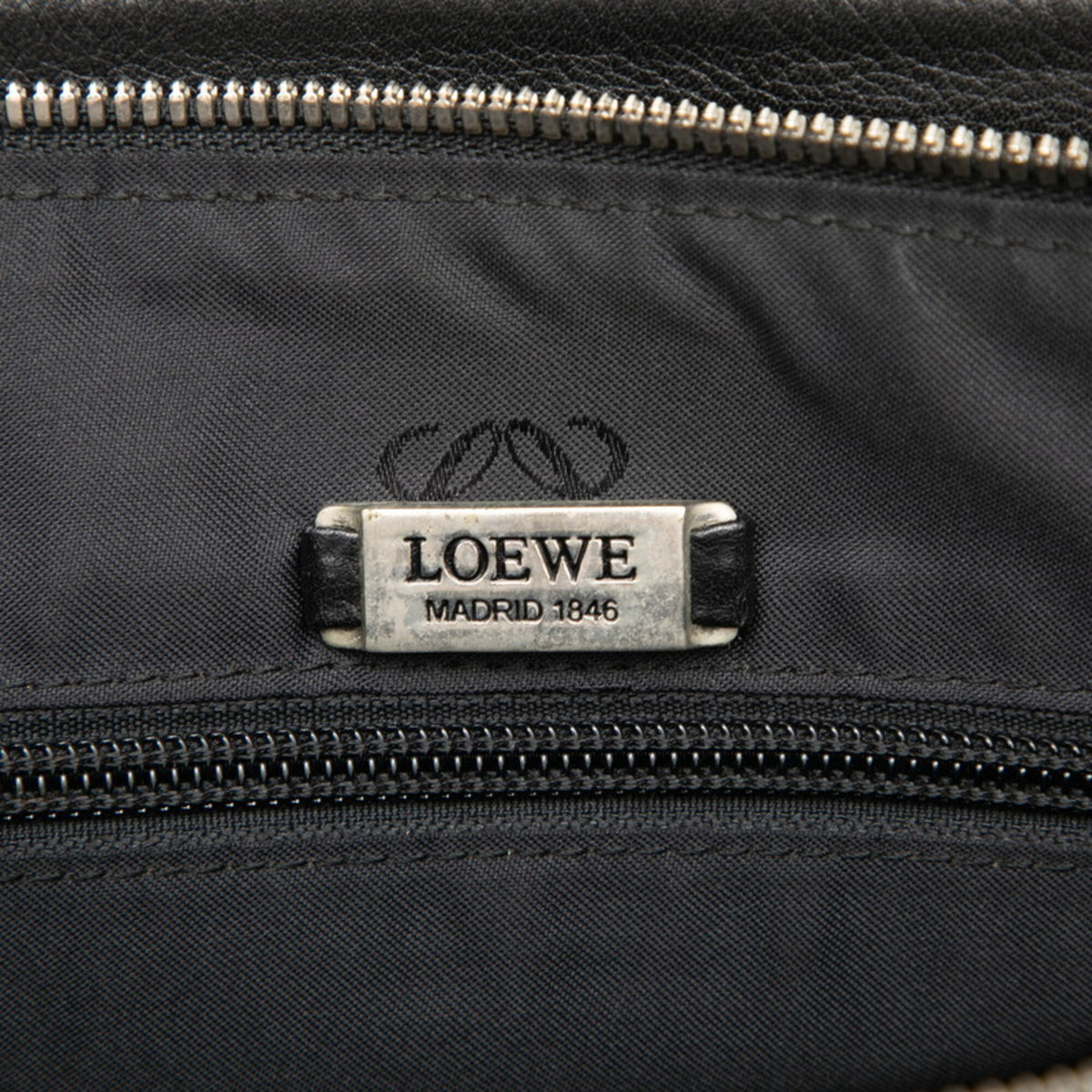 Loewe Black Leather Shoulder Bag (Pre-Owned)
