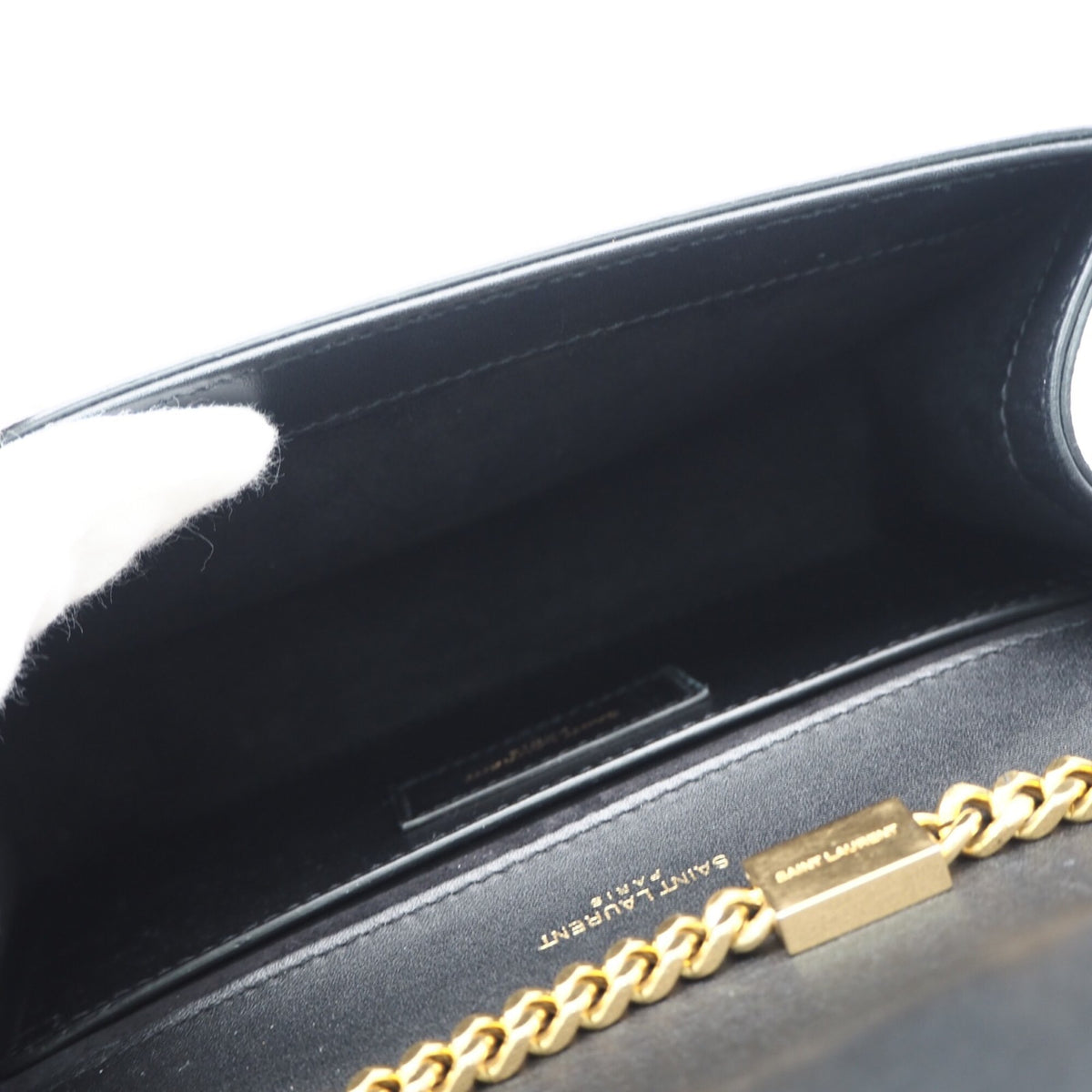 Yves Saint Laurent Black Leather Shoulder Bag (Pre-Owned)