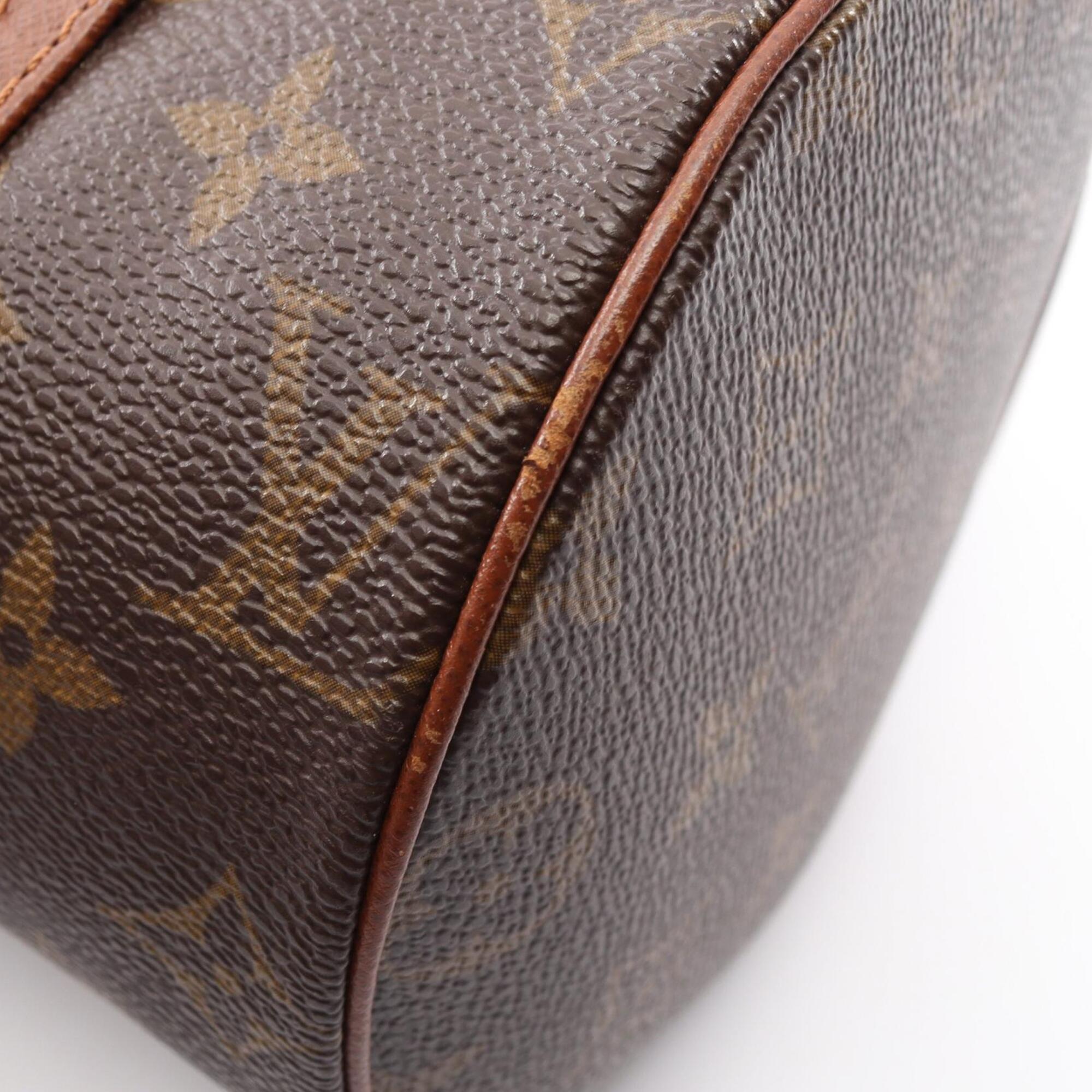 Louis Vuitton Brown Monogram Coated Canvas Leather Handbag (Pre-Owned)