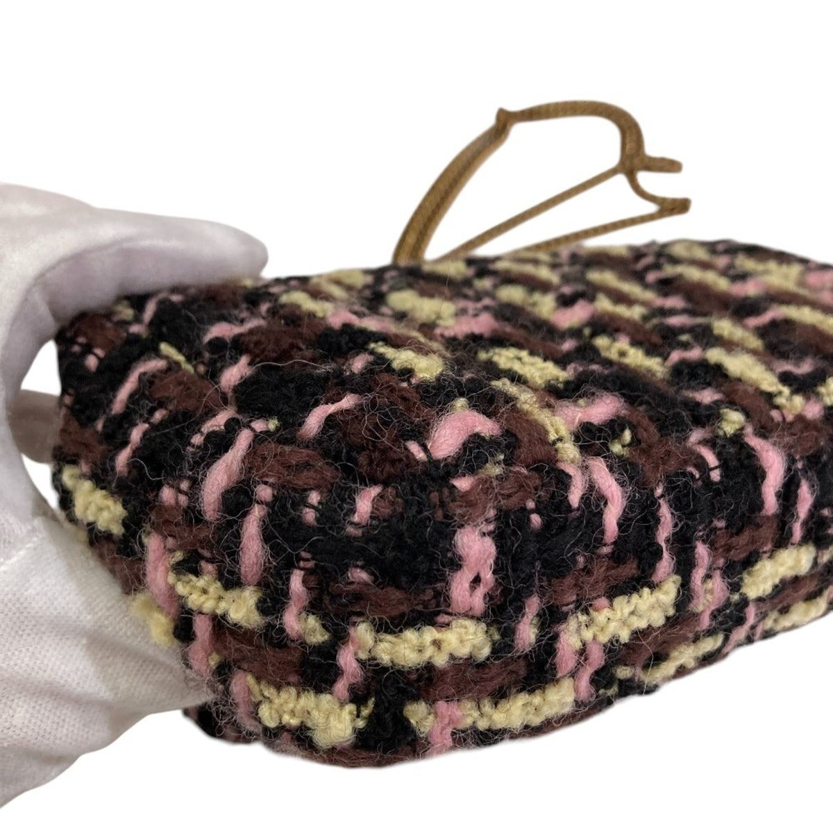 Tory Burch Multi-Color Tweed Shoulder Bag (Pre-Owned)