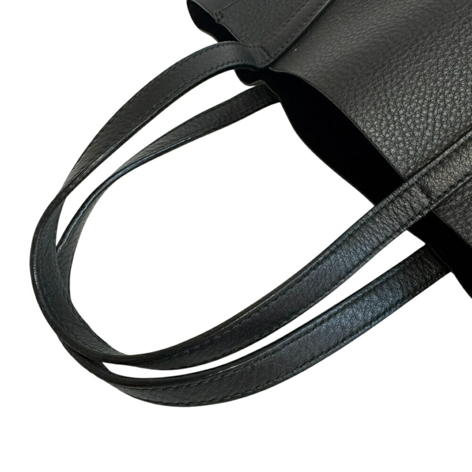 Balenciaga Black Leather Handbag (Pre-Owned)