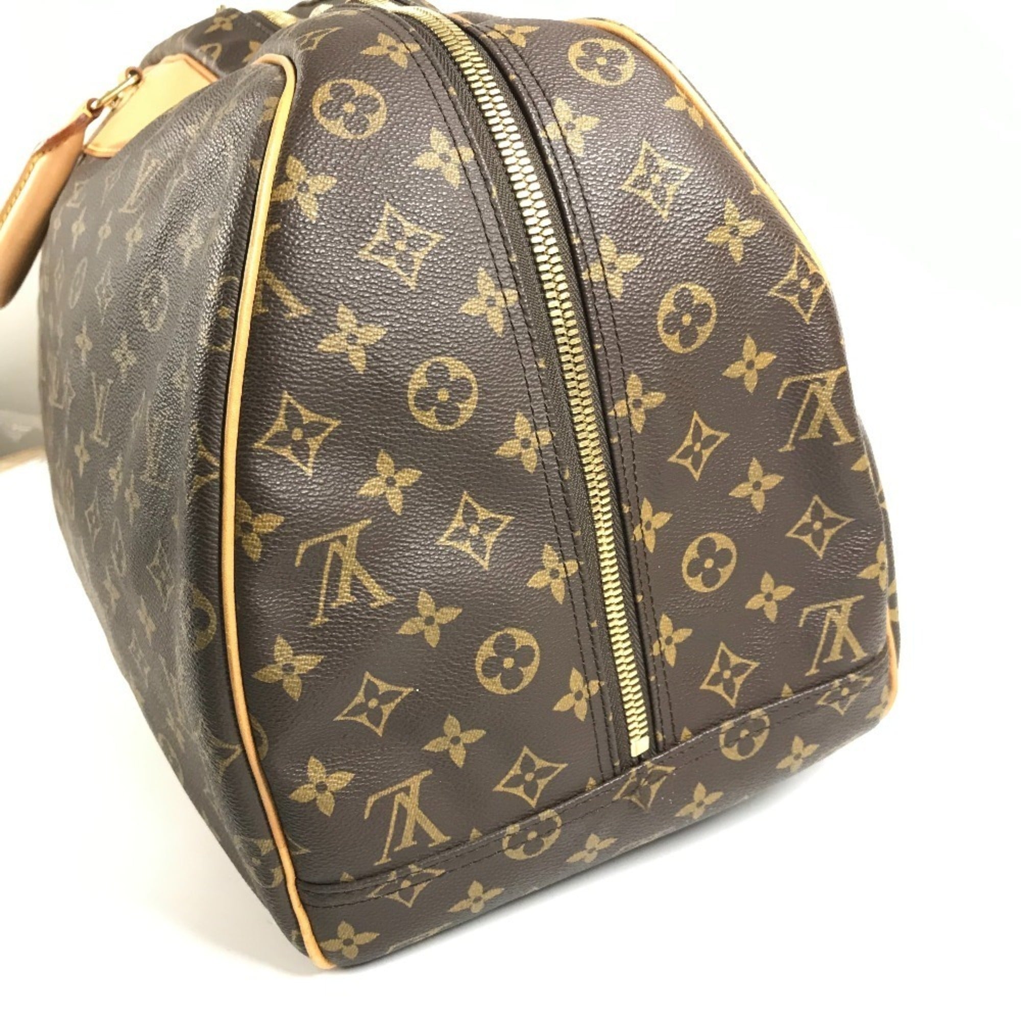 Louis Vuitton Brown Monogram Boston Bag Handbag (Pre-Owned)