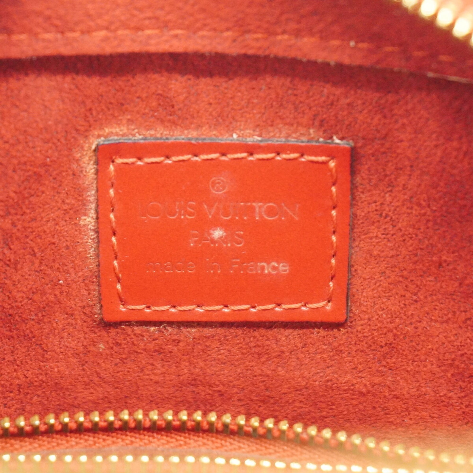Louis Vuitton Castilian Red Handbag (Pre-Owned)