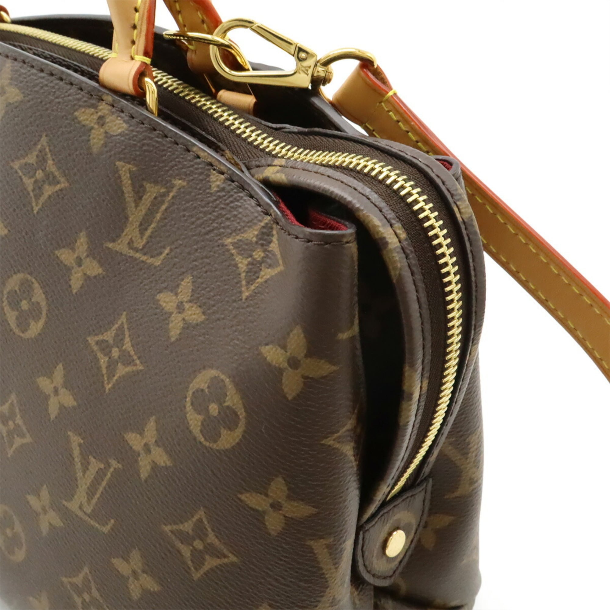 Louis Vuitton Brown Monogram Monogram Canvas Pvc Coated Canvas Handbag Shoulder Bag (Pre-Owned)