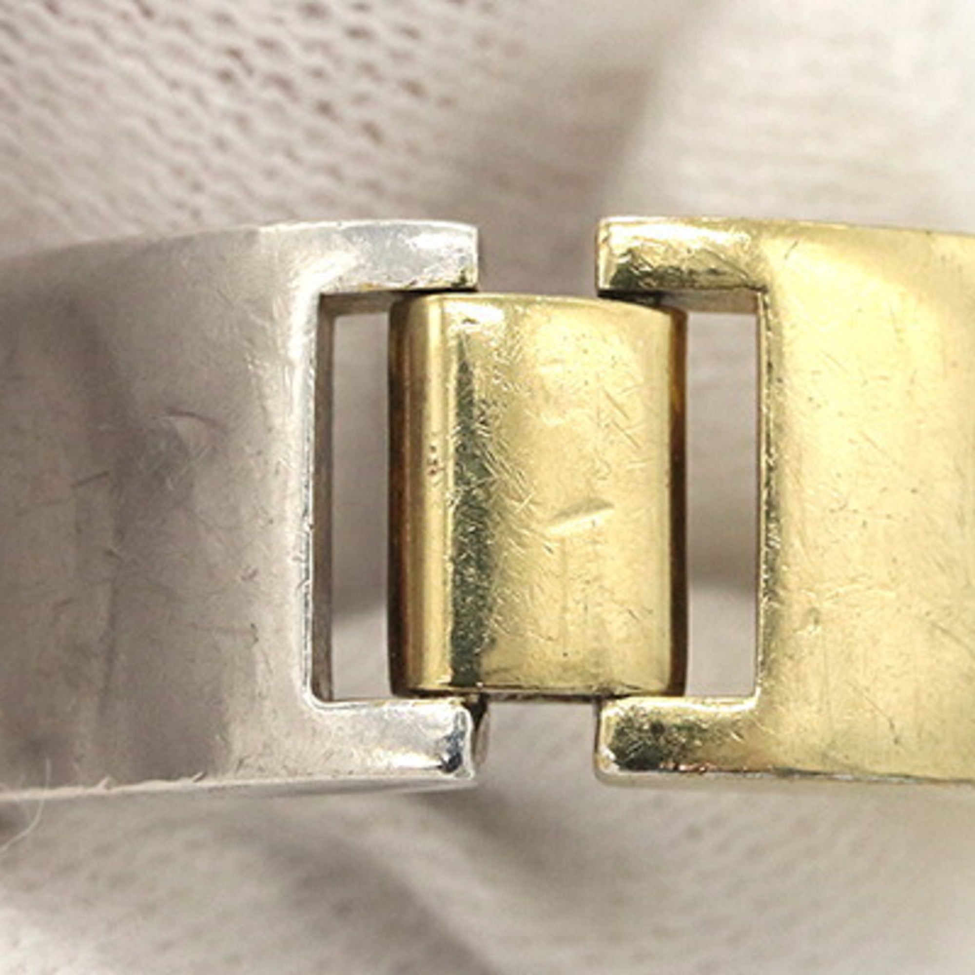Bottega Veneta Gold Silver Sterling Silver 925 (Pre-Owned)