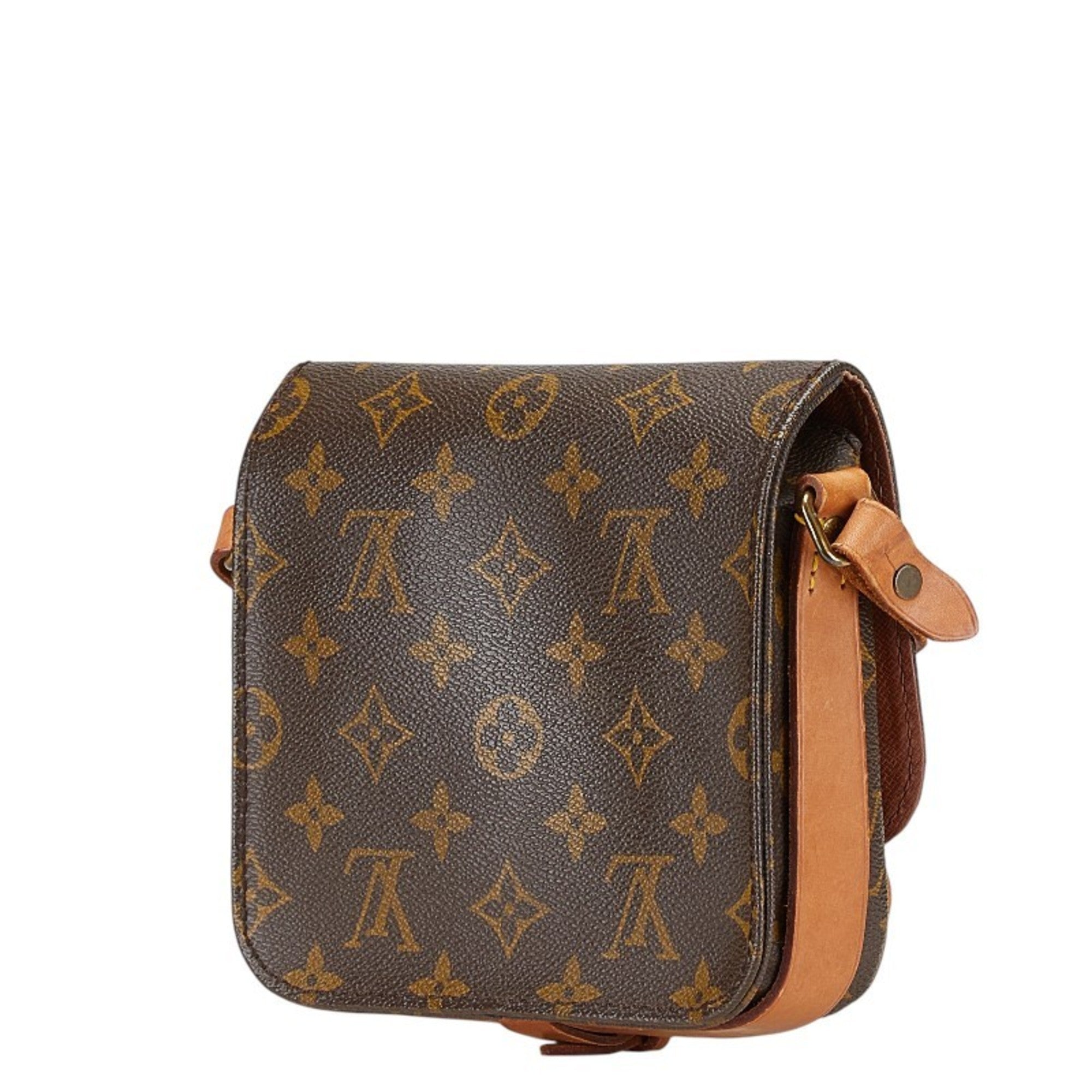 Louis Vuitton Monogram Brown Pvc Leather Shoulder Bag (Pre-Owned)