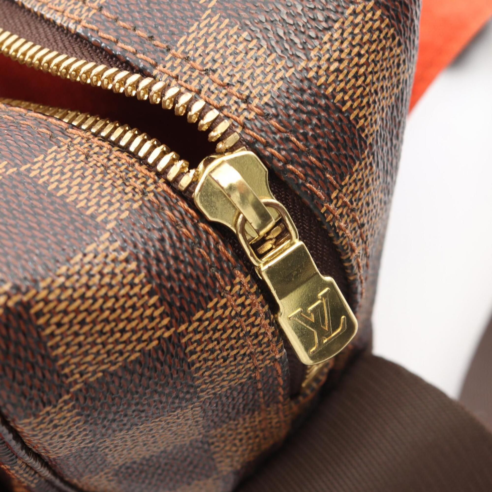 Louis Vuitton Brown Coated Canvas Pvc Leather Handbag Shoulder Bag (Pre-Owned)