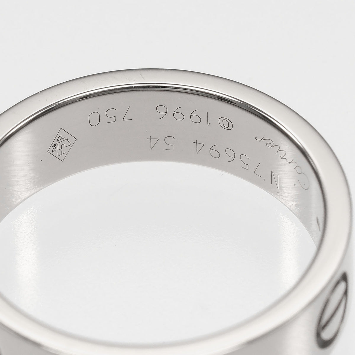Cartier White Gold (18K) Band Ring (Pre-Owned)
