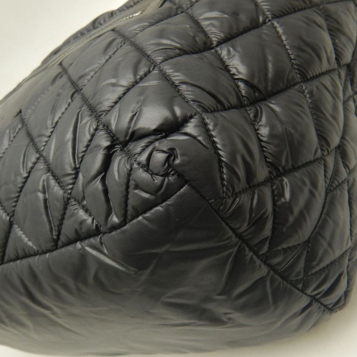 Chanel Coco Cocoon Black Nylon Tote Bag (Pre-Owned)