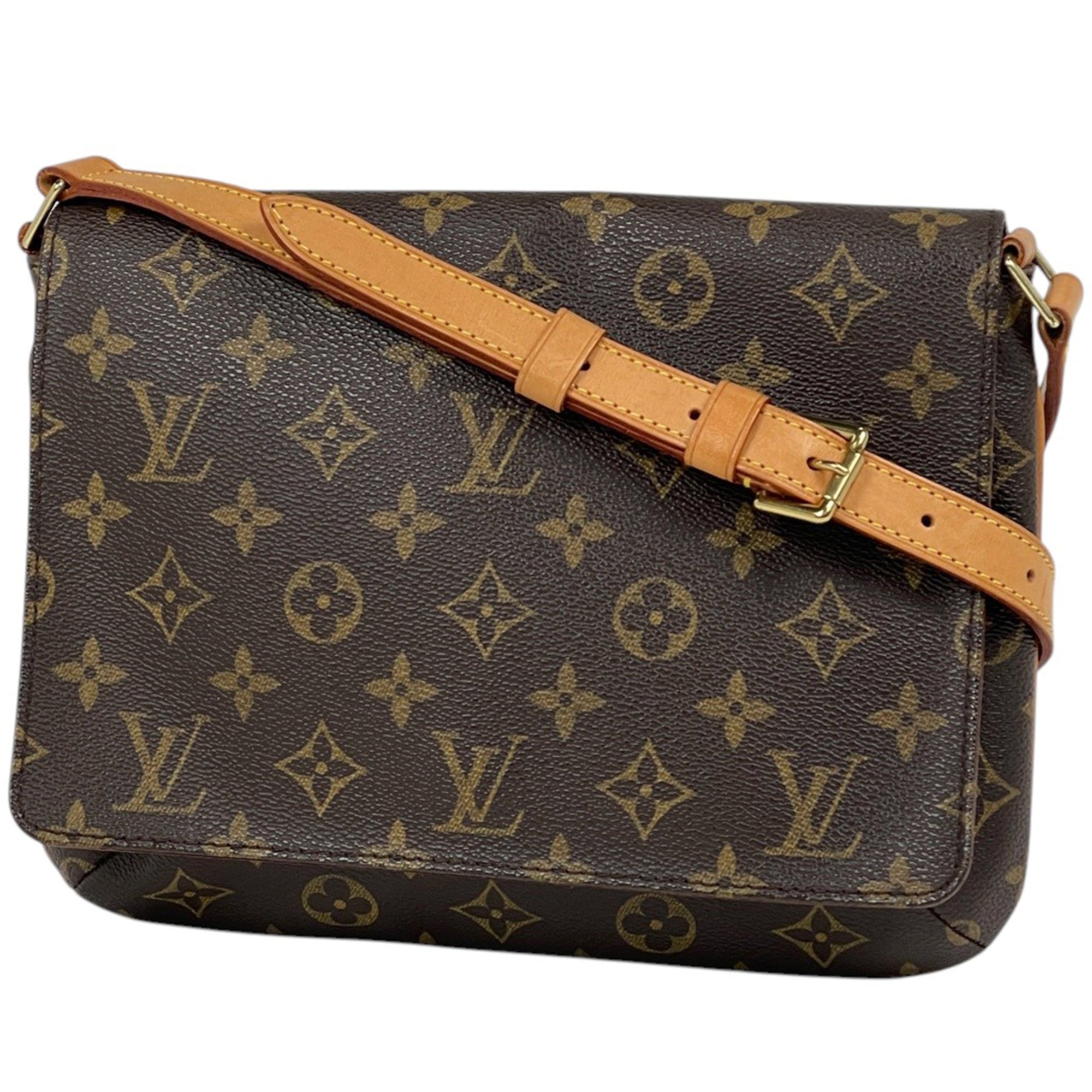 Louis Vuitton Brown Monogram Shoulder Bag (Pre-Owned)
