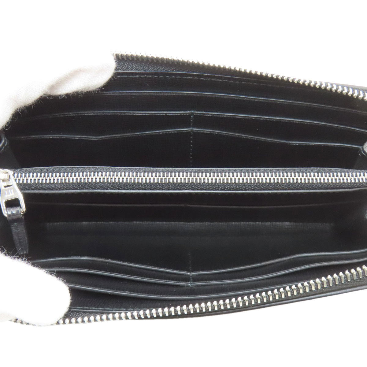 Dunhill Black Leather Long Wallet (Bi-Fold) (Pre-Owned)