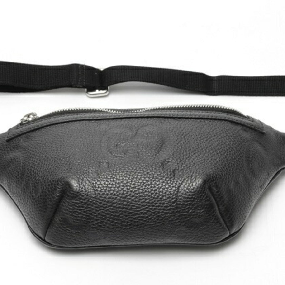 Gucci Black Leather Fanny Pack (Pre-Owned)