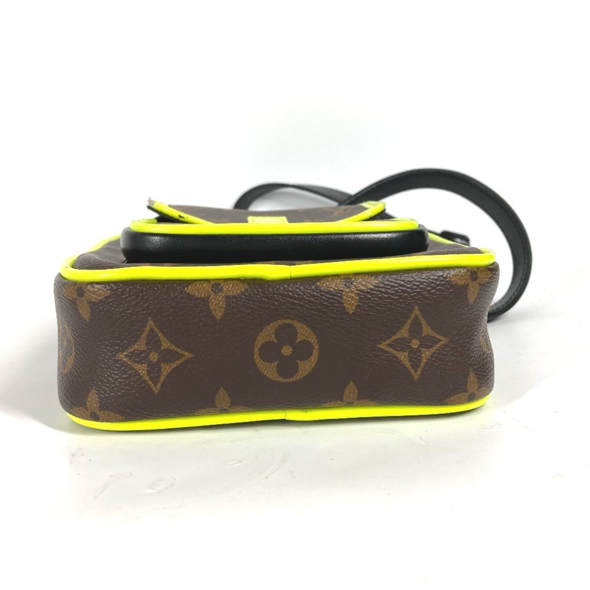 Louis Vuitton Brown Yellow Monogram Pochette Shoulder Bag (Pre-Owned)