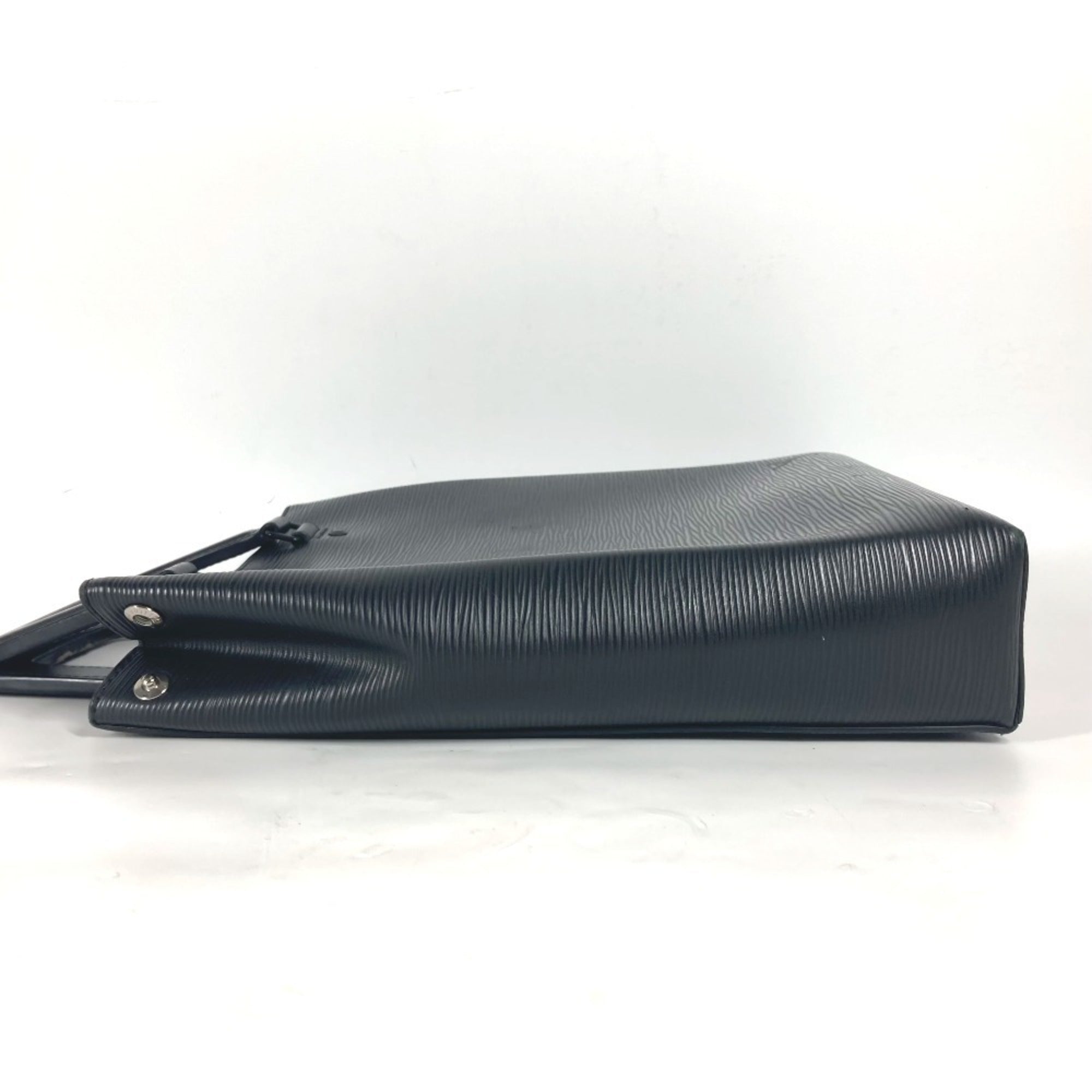 Louis Vuitton Black Noir Epi Leather Handbag Tote Bag (Pre-Owned)