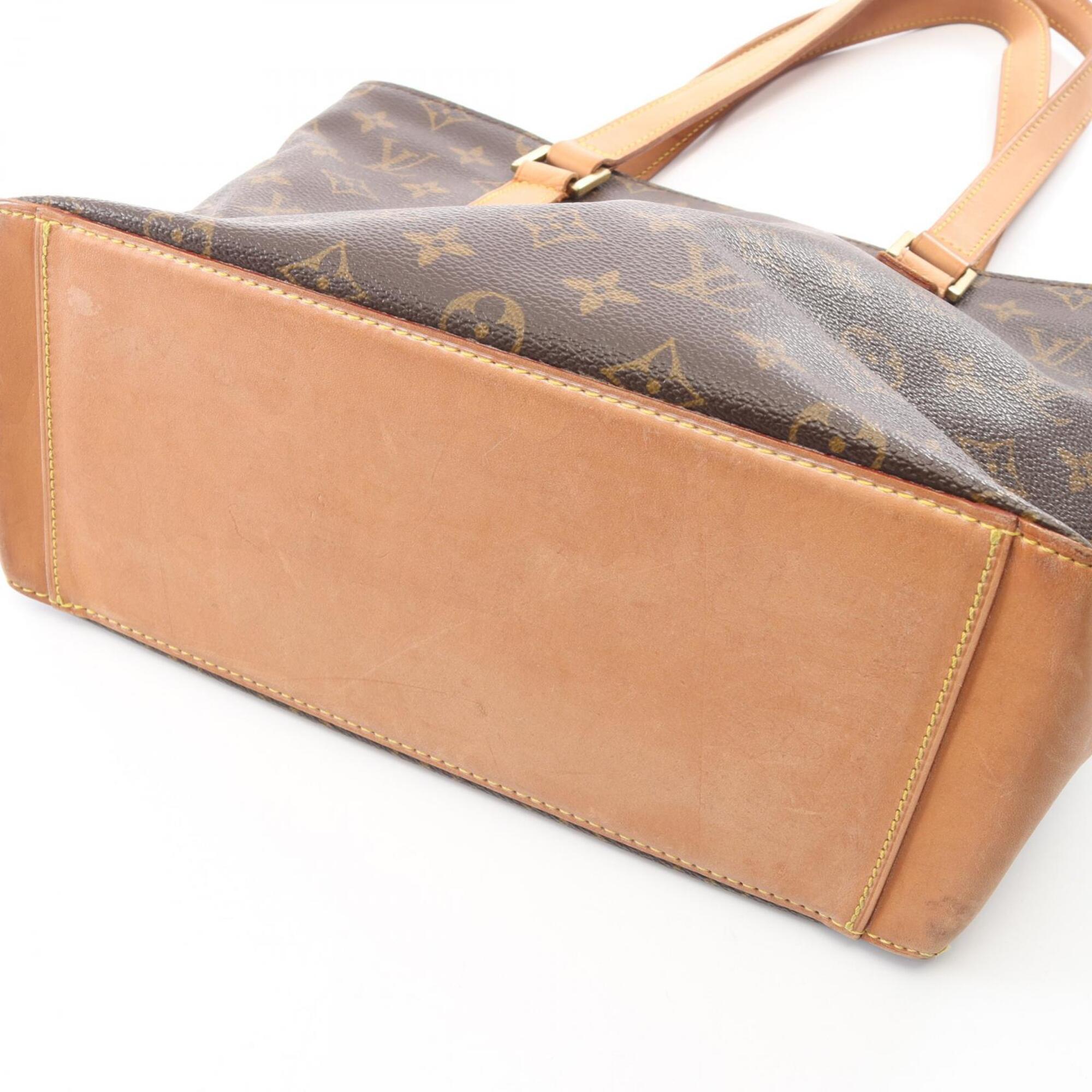 Louis Vuitton Brown Coated Canvas Pvc Monogram Leather Handbag Shoulder Bag (Pre-Owned)