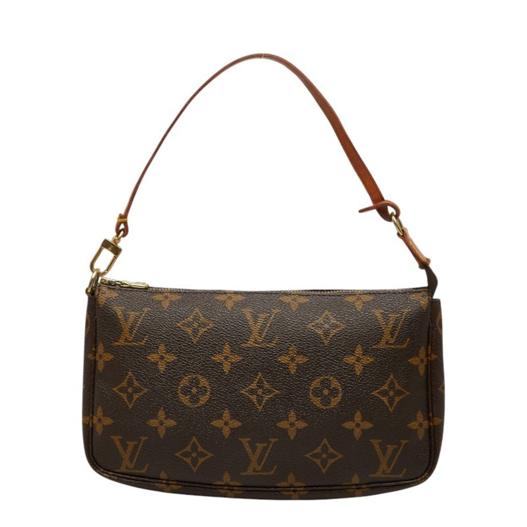 Louis Vuitton Brown Pvc Leather Handbag (Pre-Owned)