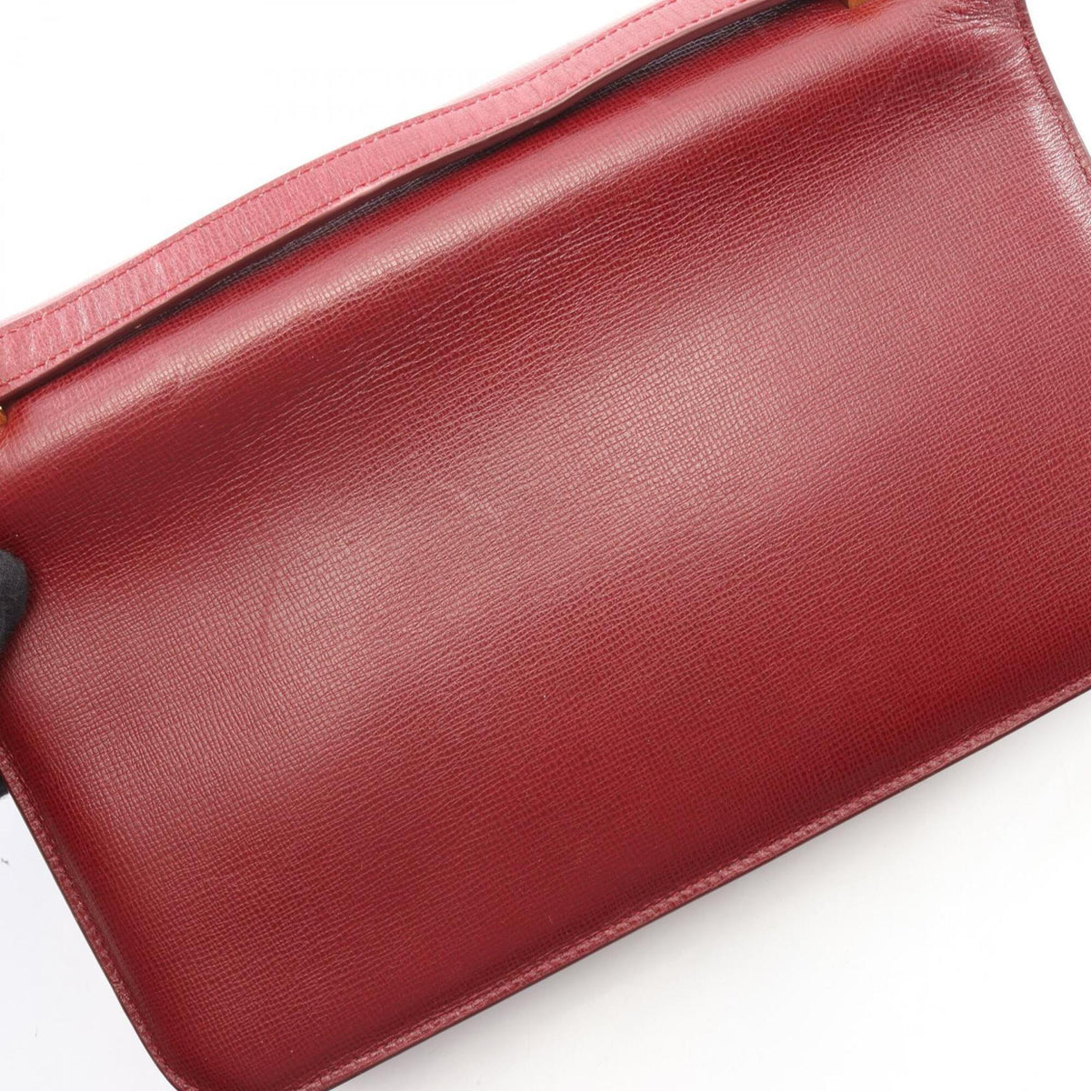 Bottega Veneta Bordeaux Leather Handbag Shoulder Bag (Pre-Owned)