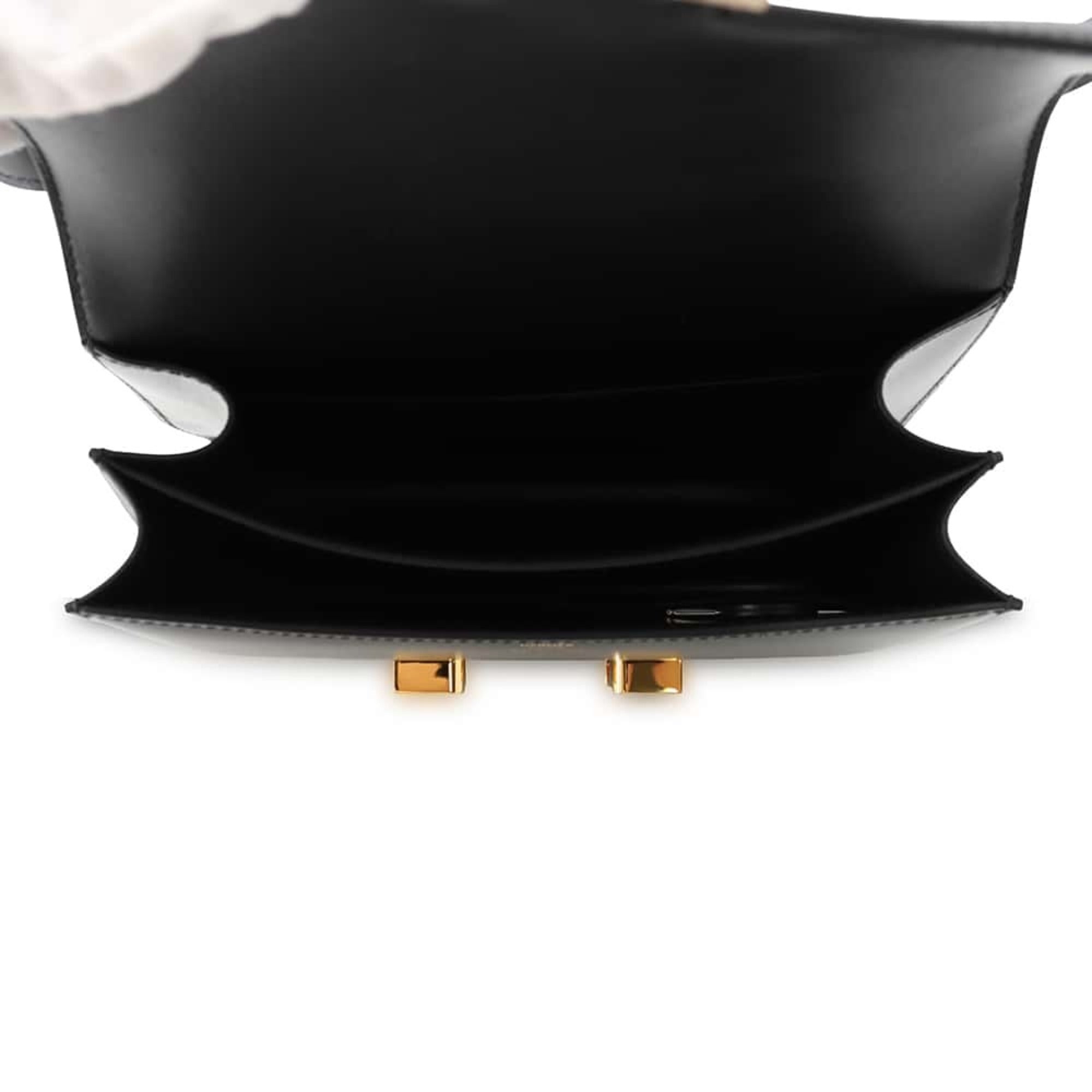 Hermes Constance Black Box Calf Leather Handbag (Pre-Owned)