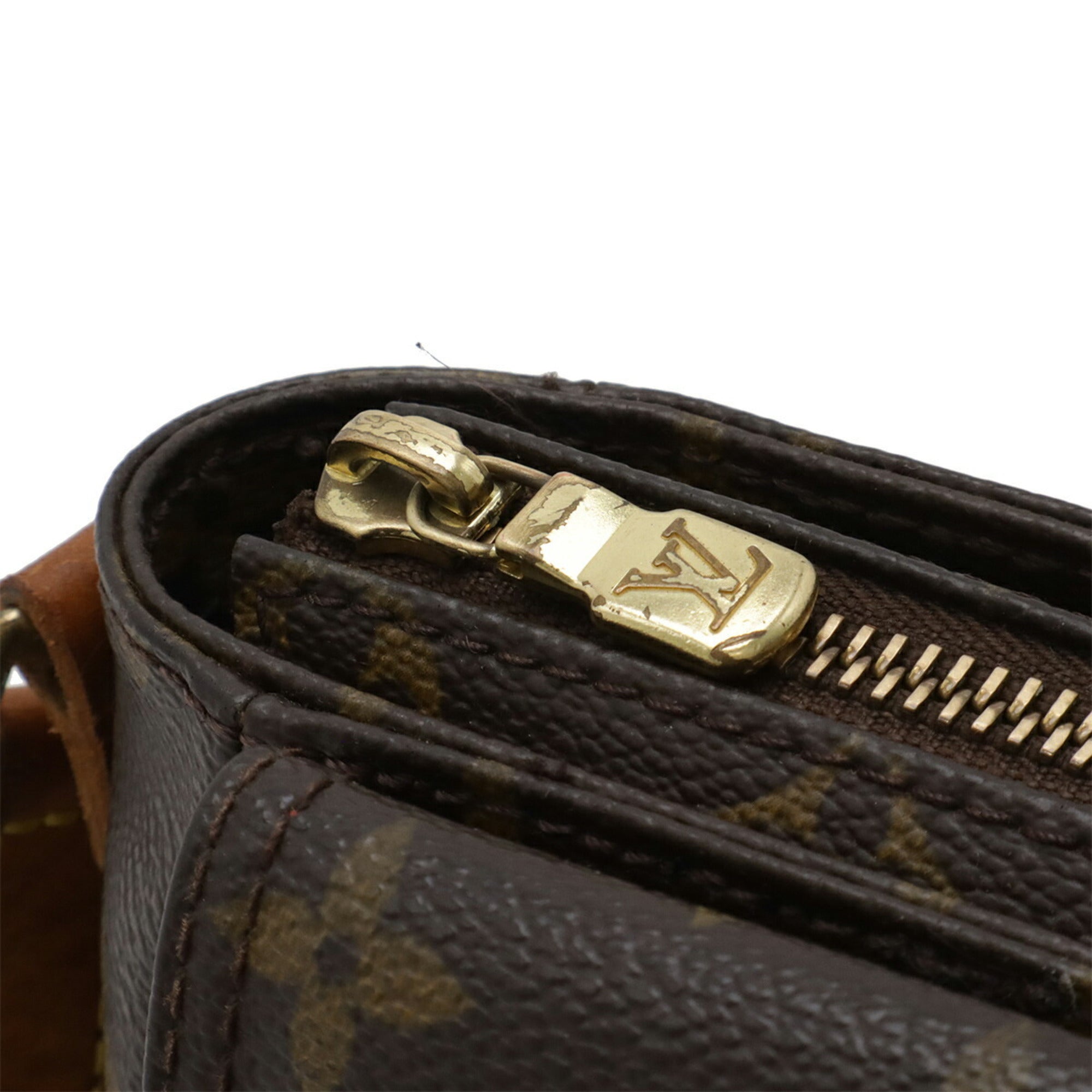 Louis Vuitton Brown Monogram Monogram Pochette Shoulder Bag (Pre-Owned)