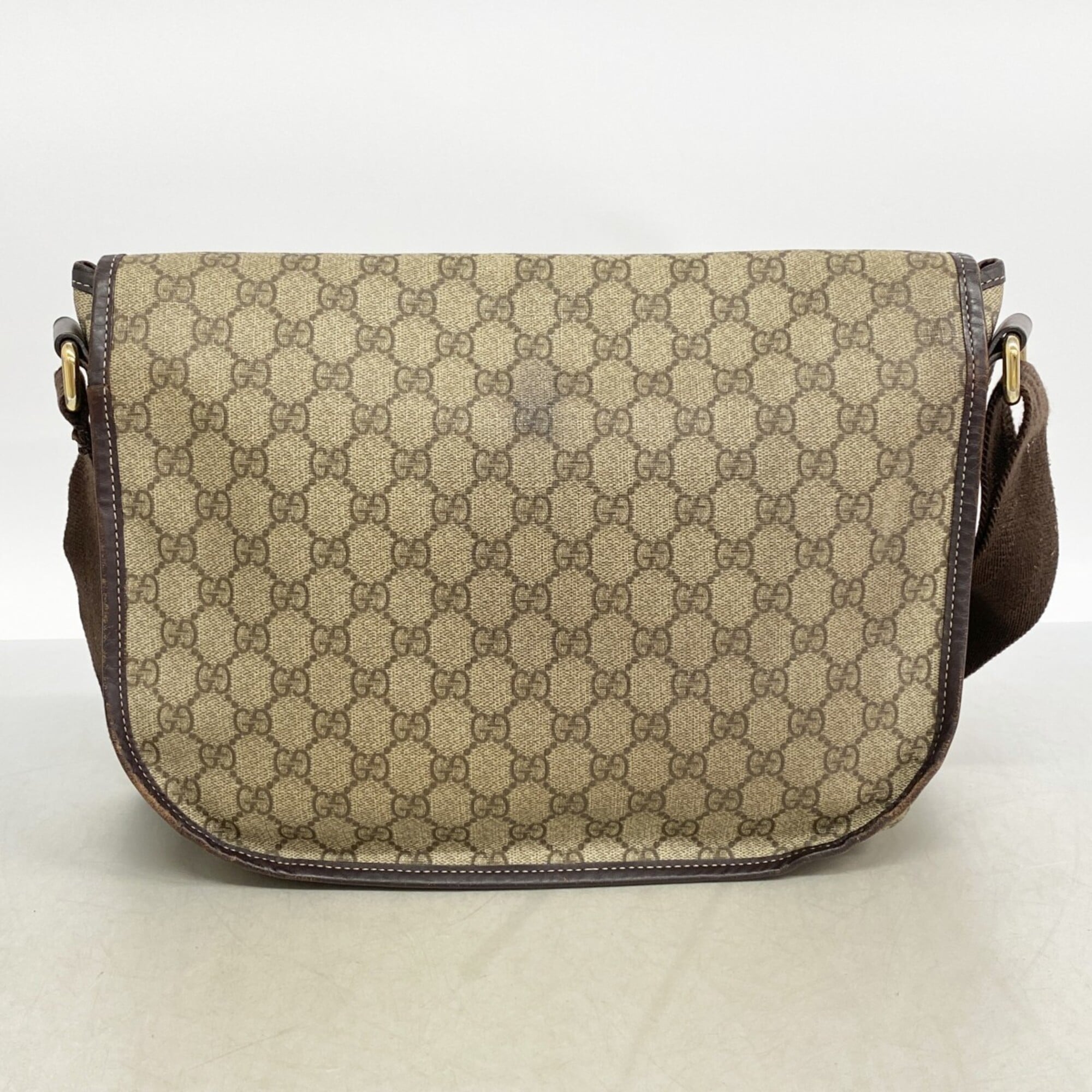 Gucci Brown Pvc Shoulder Bag (Pre-Owned)