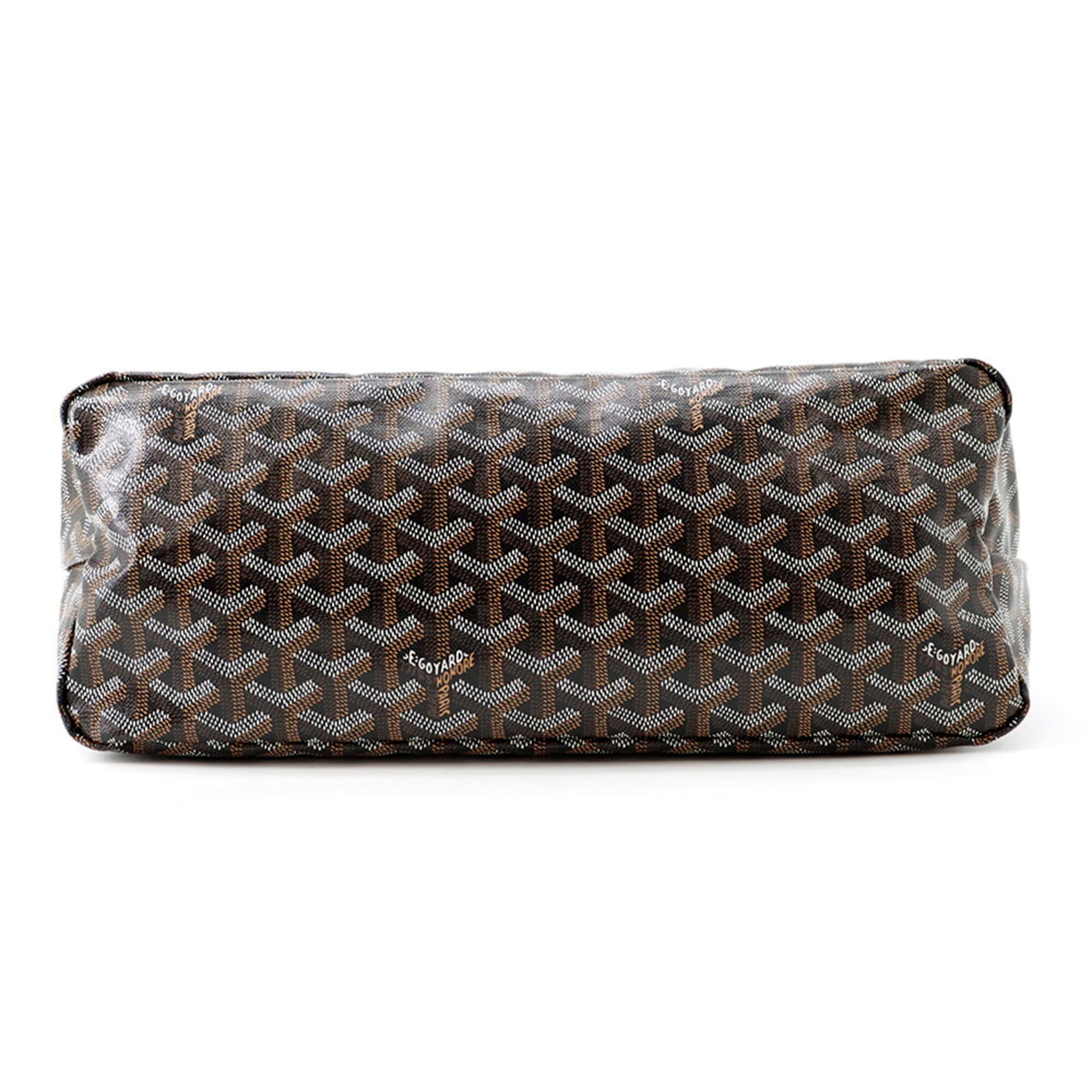 Goyard Black Pvc Leather Handbag Pouch Shoulder Bag (Pre-Owned)