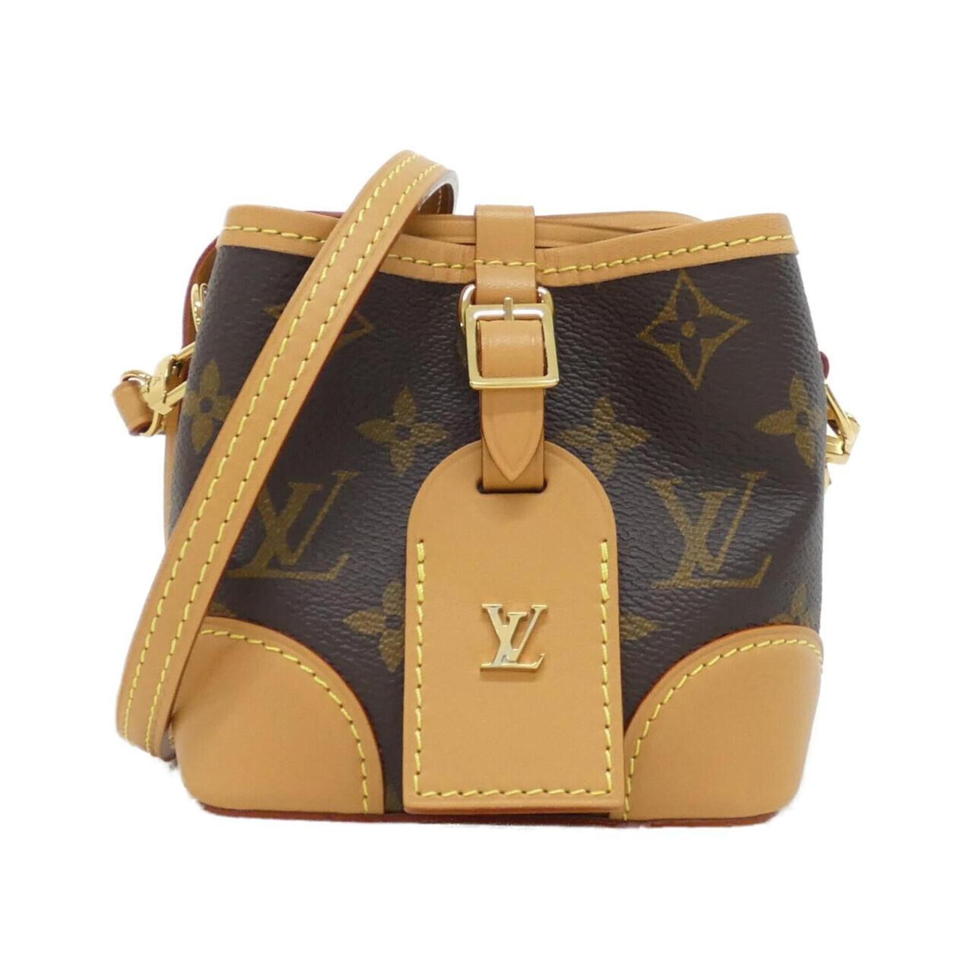 Louis Vuitton Marron Monogram Coated Canvas Shoulder Bag (Pre-Owned)