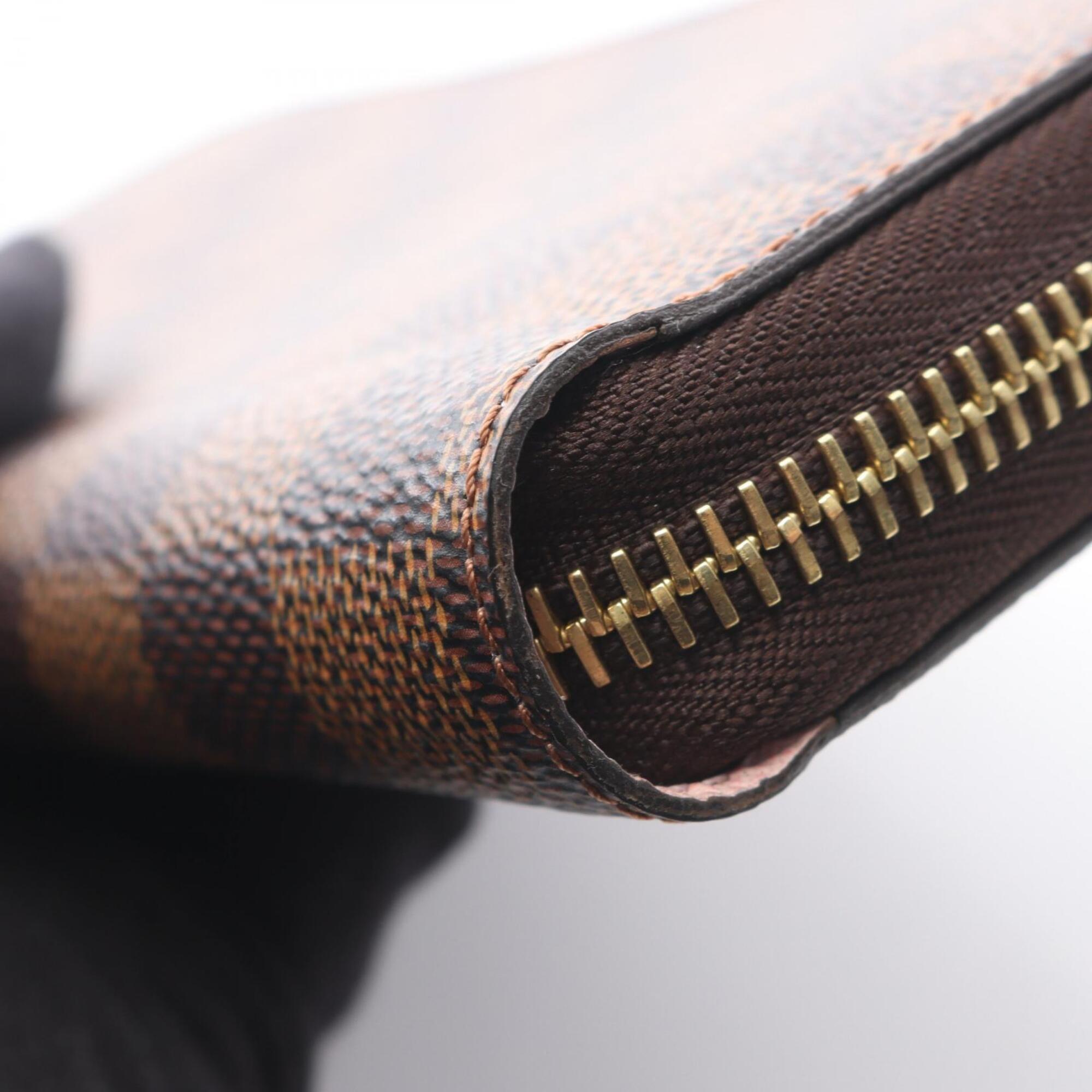 Louis Vuitton Brown Damier Canvas Pvc Long Wallet (Bi-Fold) (Pre-Owned)
