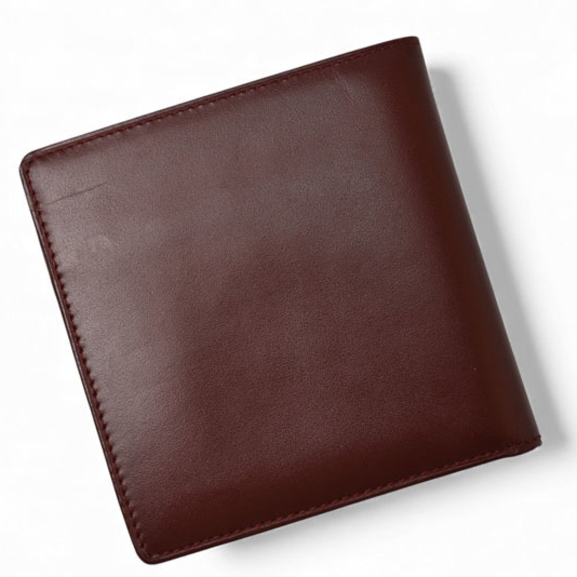 Cartier Bordeaux Leather Wallet (Bi-Fold) (Pre-Owned)