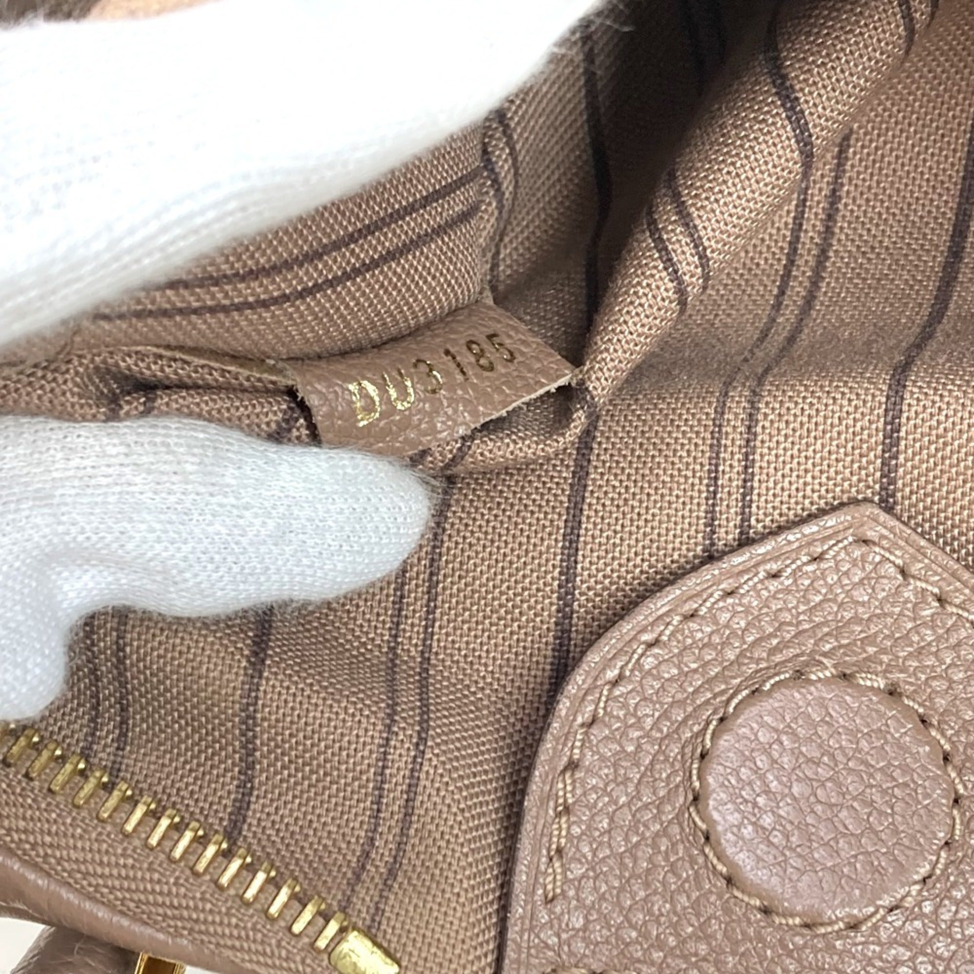 Louis Vuitton Monogram Empreinte Beige Monogram Empreinte Handbag Shoulder Bag (Pre-Owned)