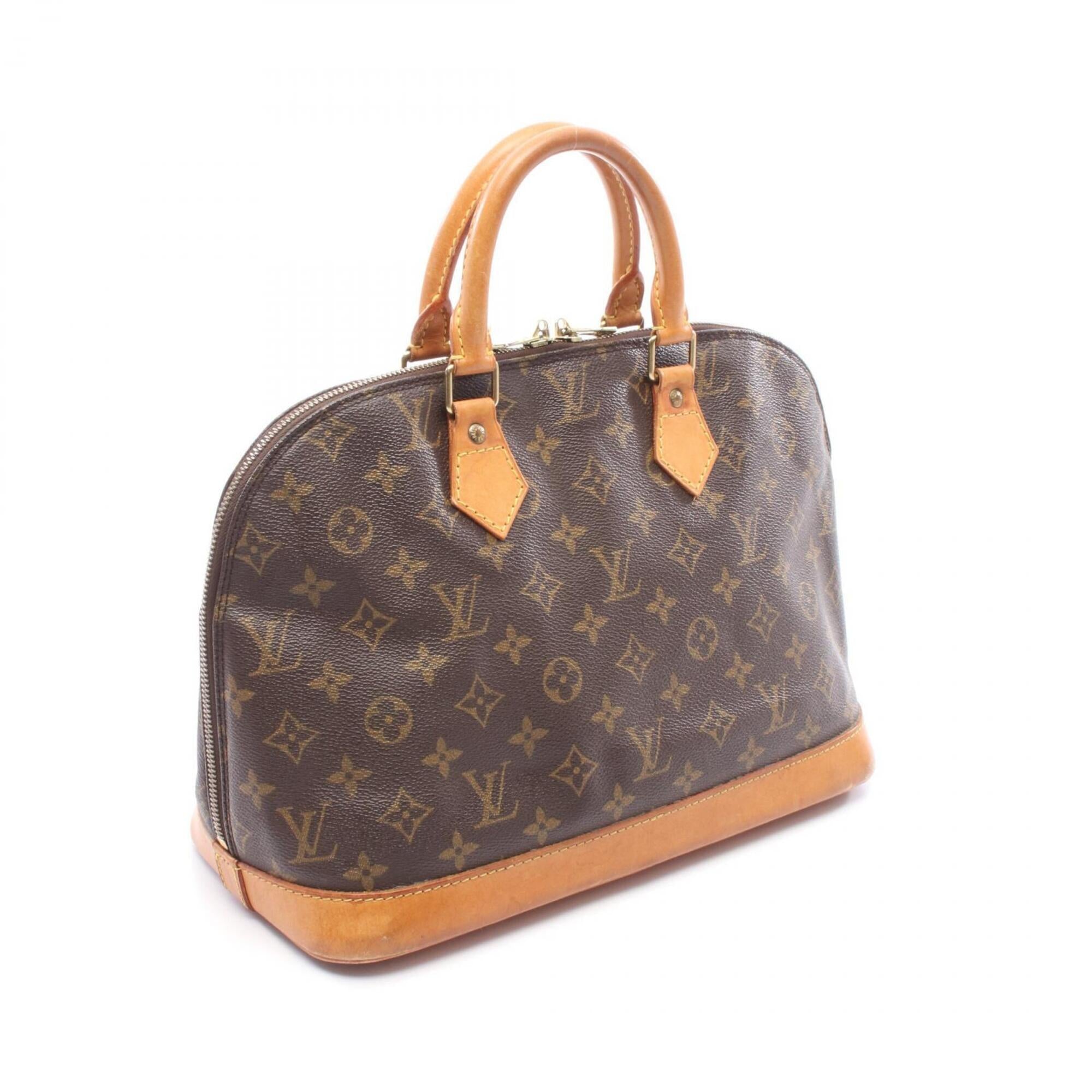 Louis Vuitton Brown Coated Canvas Leather Handbag (Pre-Owned)