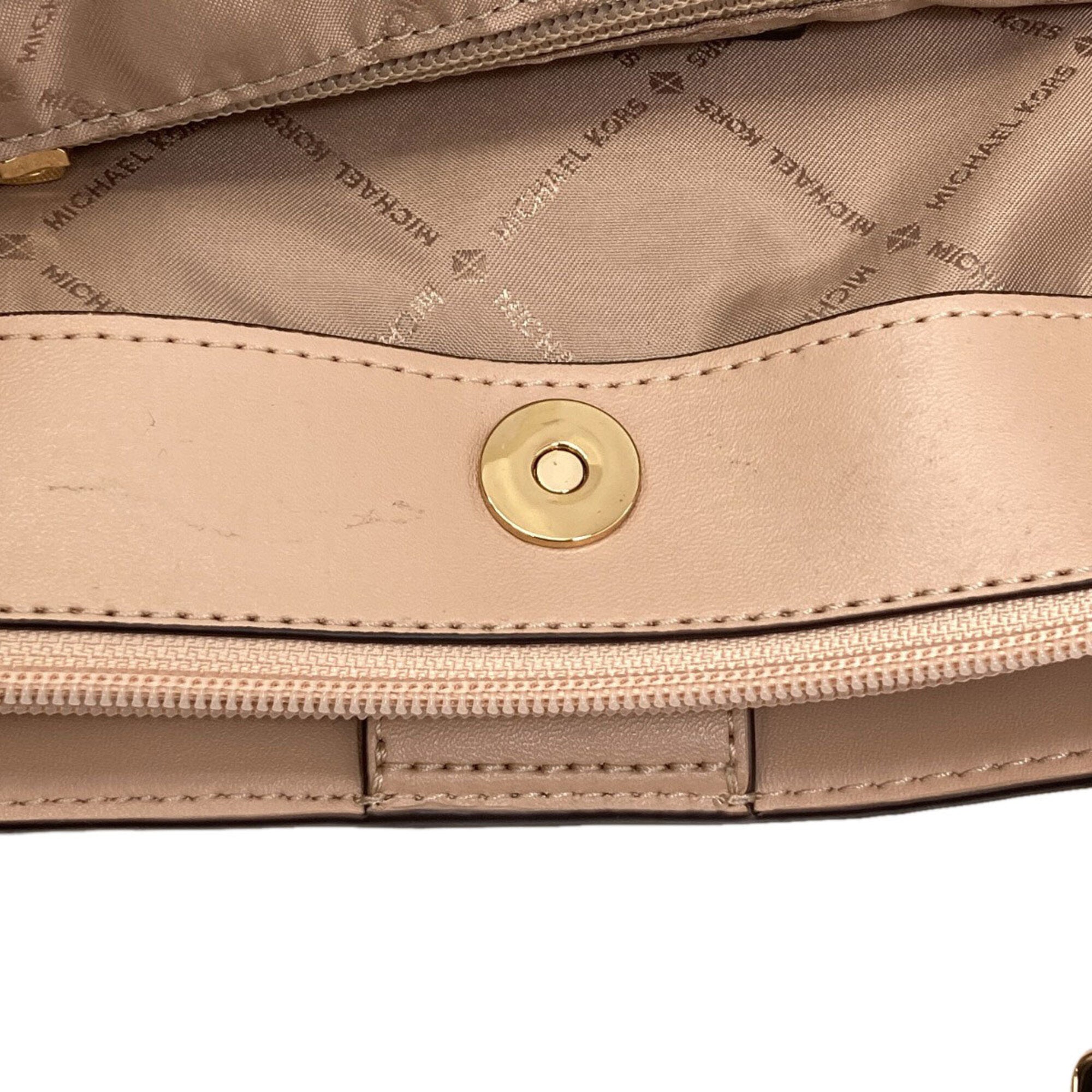 Michael Kors Baby Pink Leather Tote Bag (Pre-Owned)