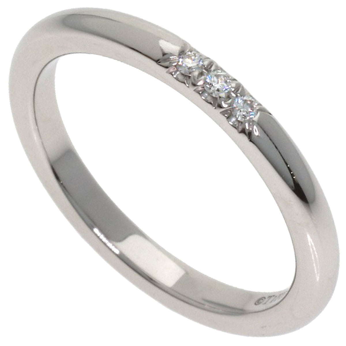 Tiffany Platinum 950 Band Ring (Pre-Owned)